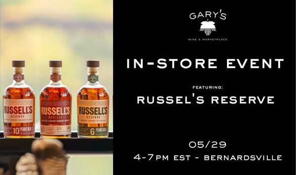 Russell’s Reserve Tasting Experience (bernardsville)