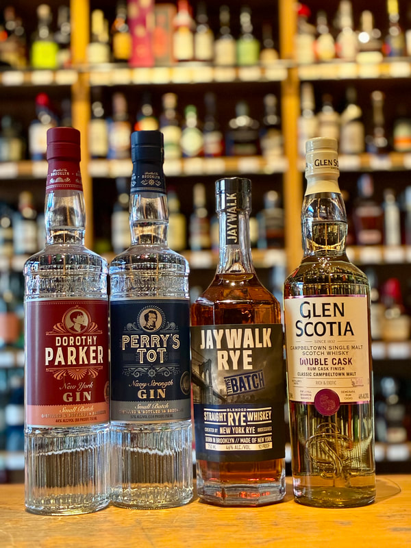 New York Distilling Co. Gin, Whiskey, & Scotch