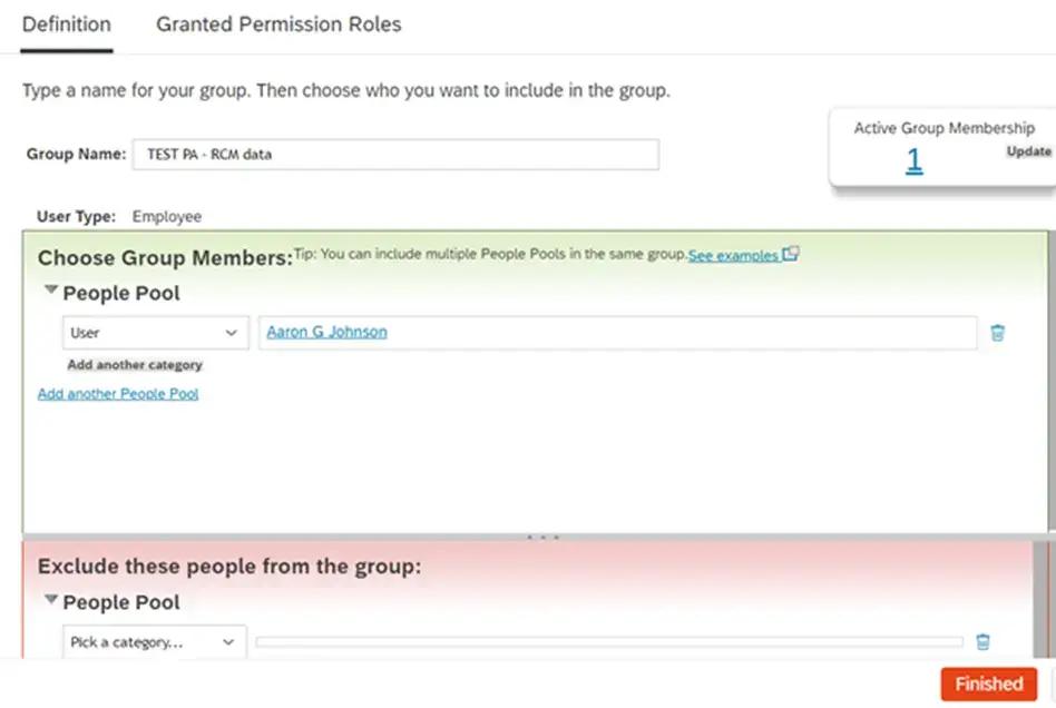 Permission group data data access to user