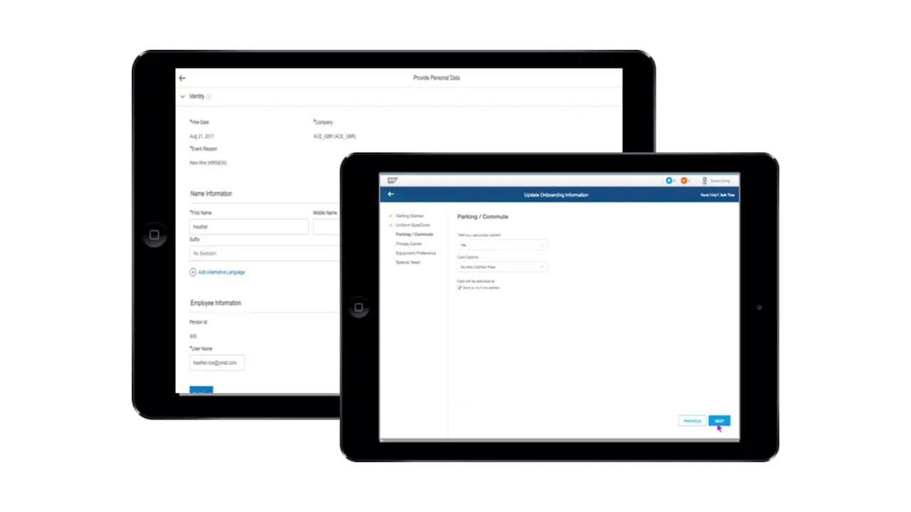 Fiori look and feel for all screens in Onboarding 2.0