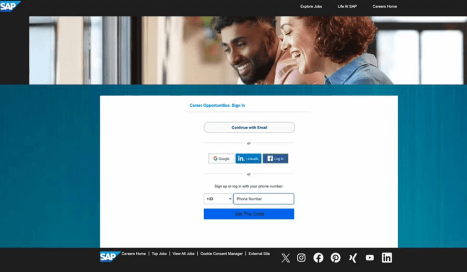 External Candidate Authentication Using SAP Customer Data Cloud