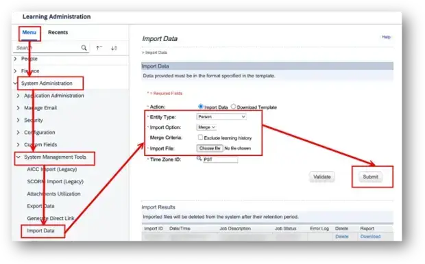 Bulk Merge of Users in SAP SuccessFactors Learning Management