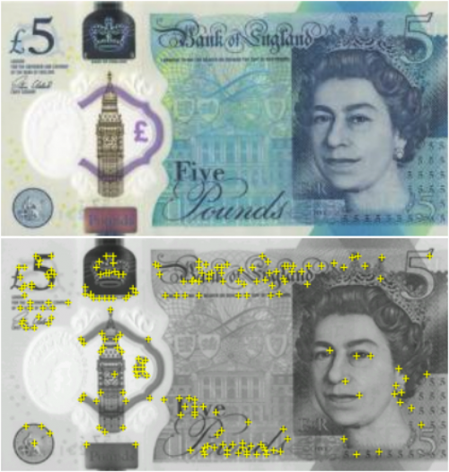 AR in learning £5 note