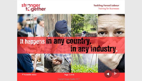 LEO and Stronger Together's modern slavery podcast series looks at forced labor and modern-day slavery