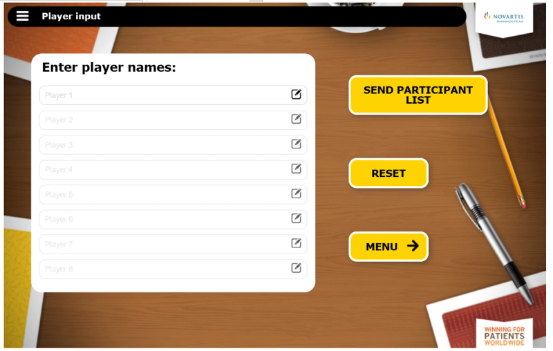 Novartis winning for patients elearning game