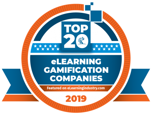 Top 20 elearning gamification award logo 2019