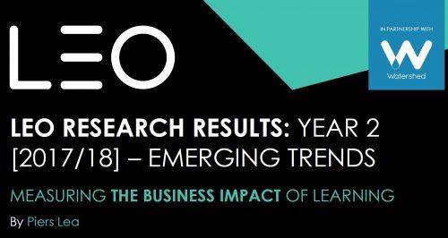 Measuring the business impact of learning 2017/2018 trends image