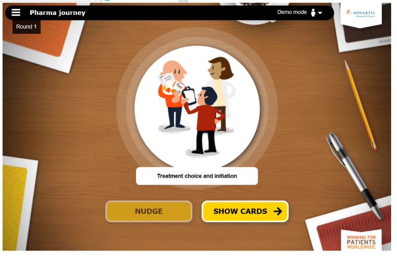 Novartis winning for patients elearning game