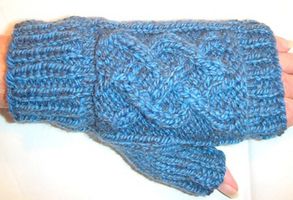 Picture of Cable Mitts by Judy M. Ellis, Handiwords Ltd LLC