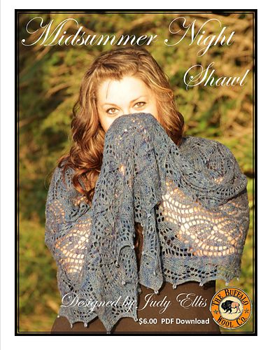 Picture of Midsummer Night Shawl by Judy M. Ellis, Handiwords Ltd LLC