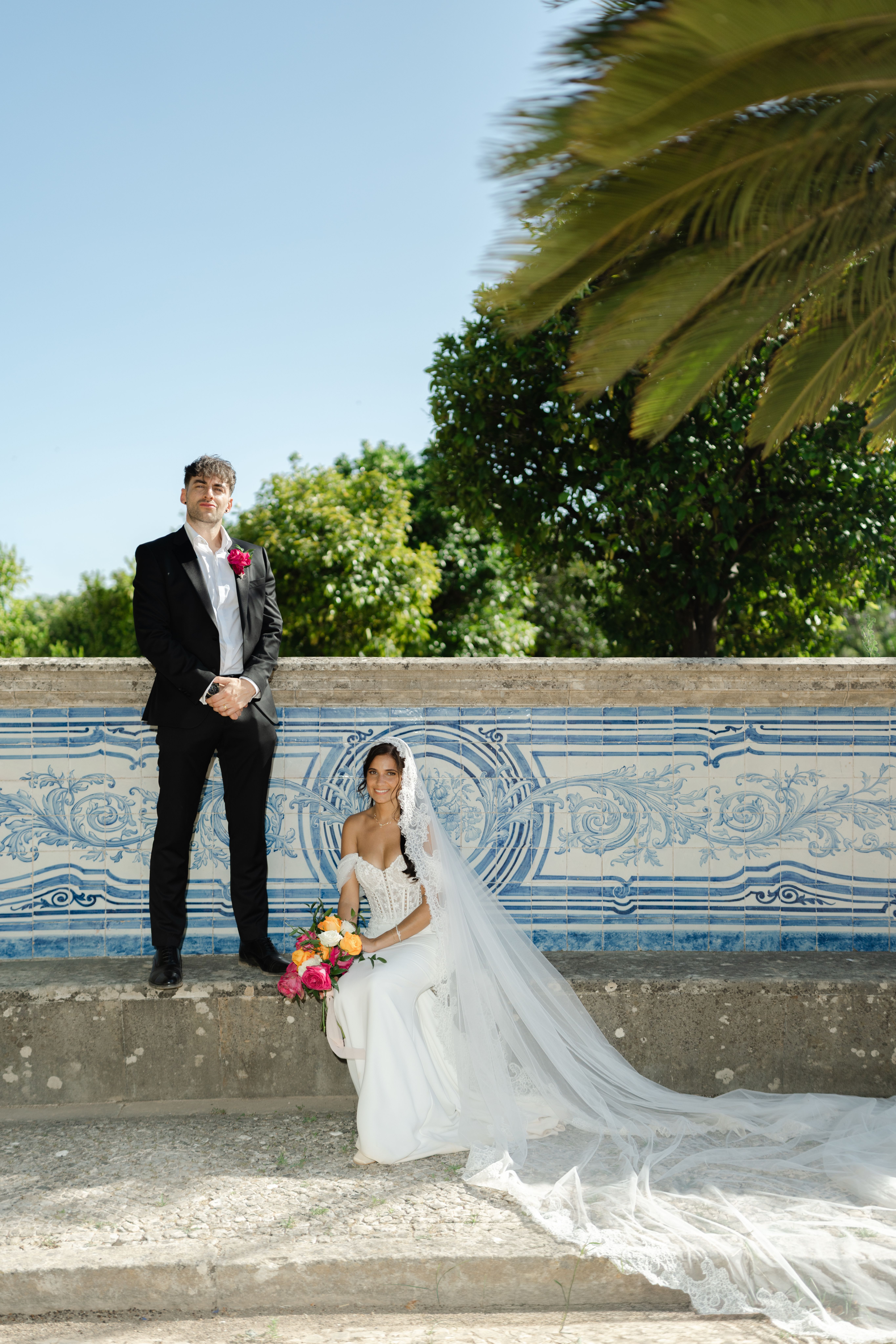 Alexandra & Darren at Palacio Estoi, Portugal