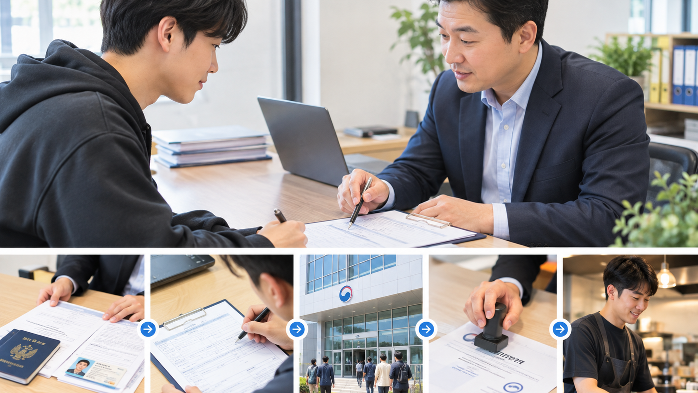 시간제 취업허가, 어떻게 받나요? 사장님이 챙길 서류와 전 과정