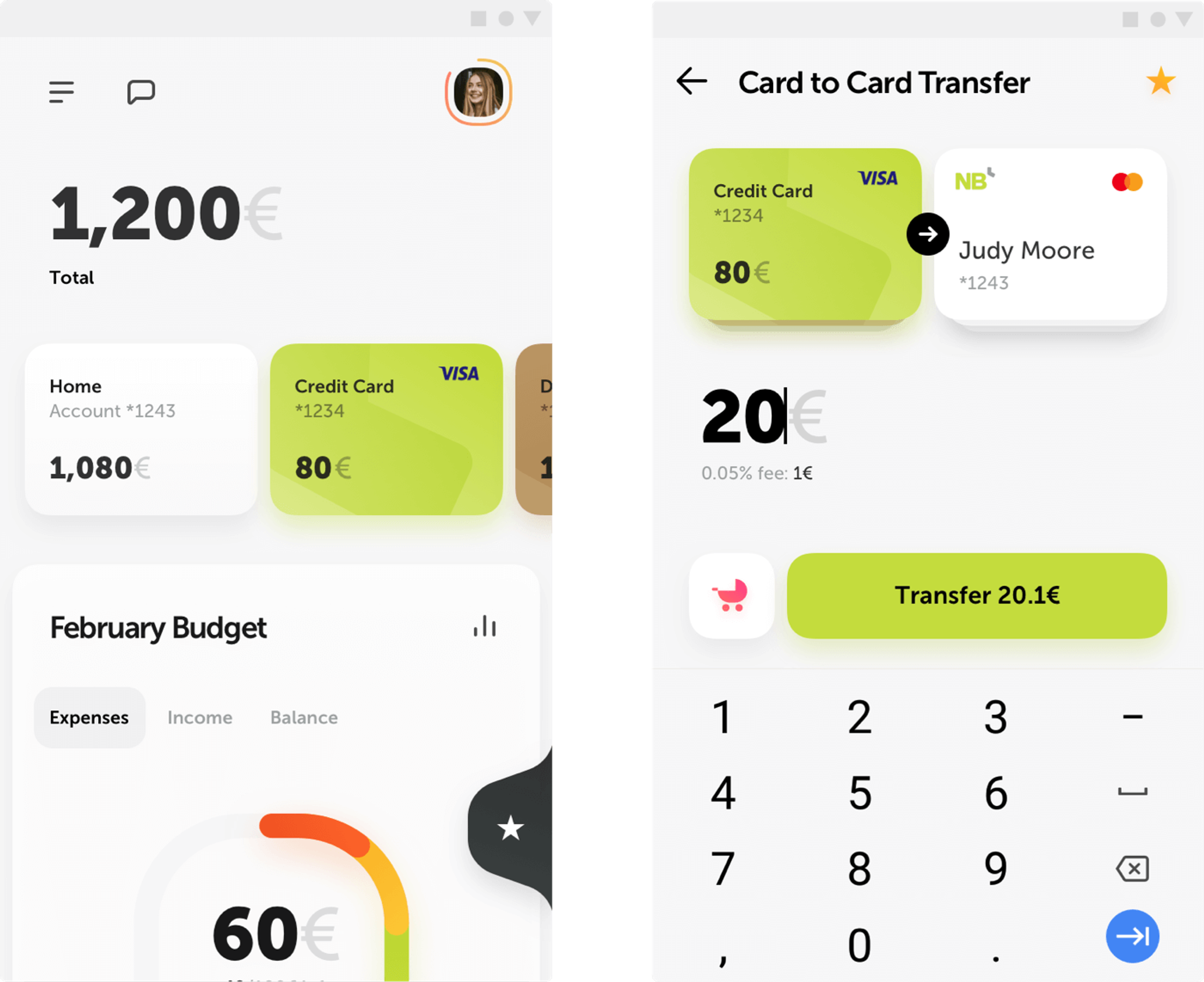 Applied visual style example