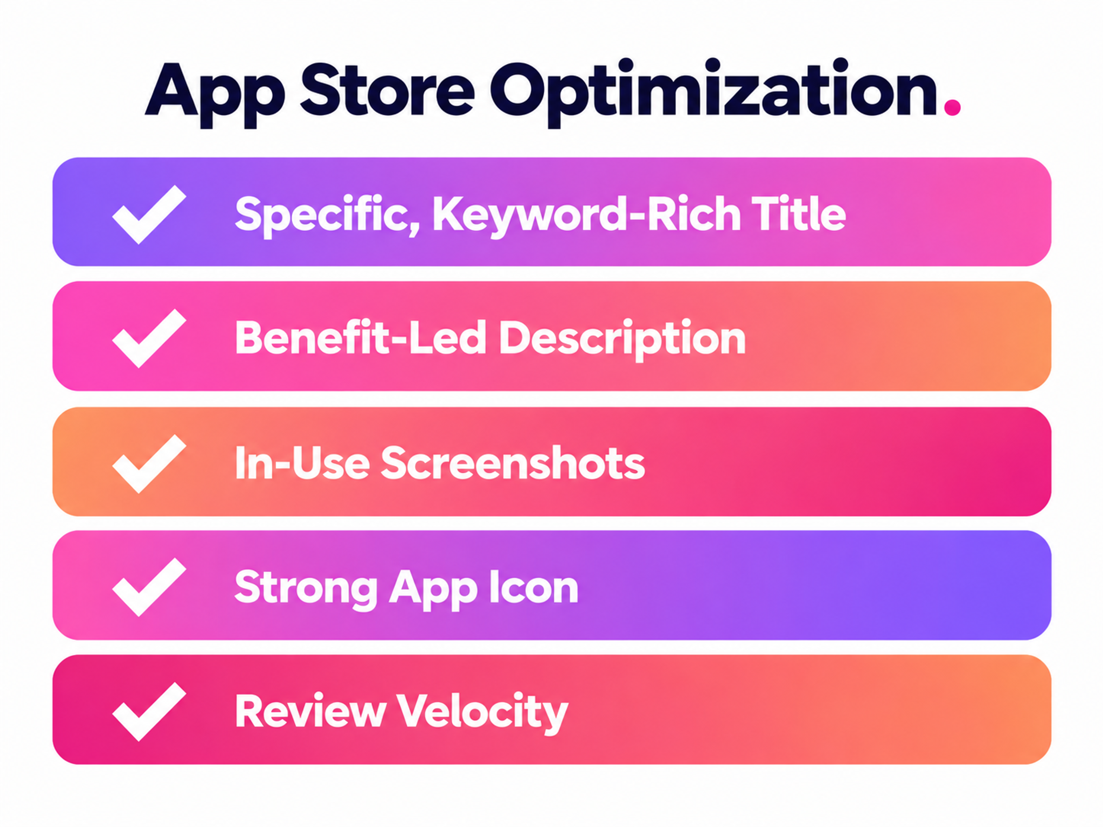 ASO Optimization Checklist