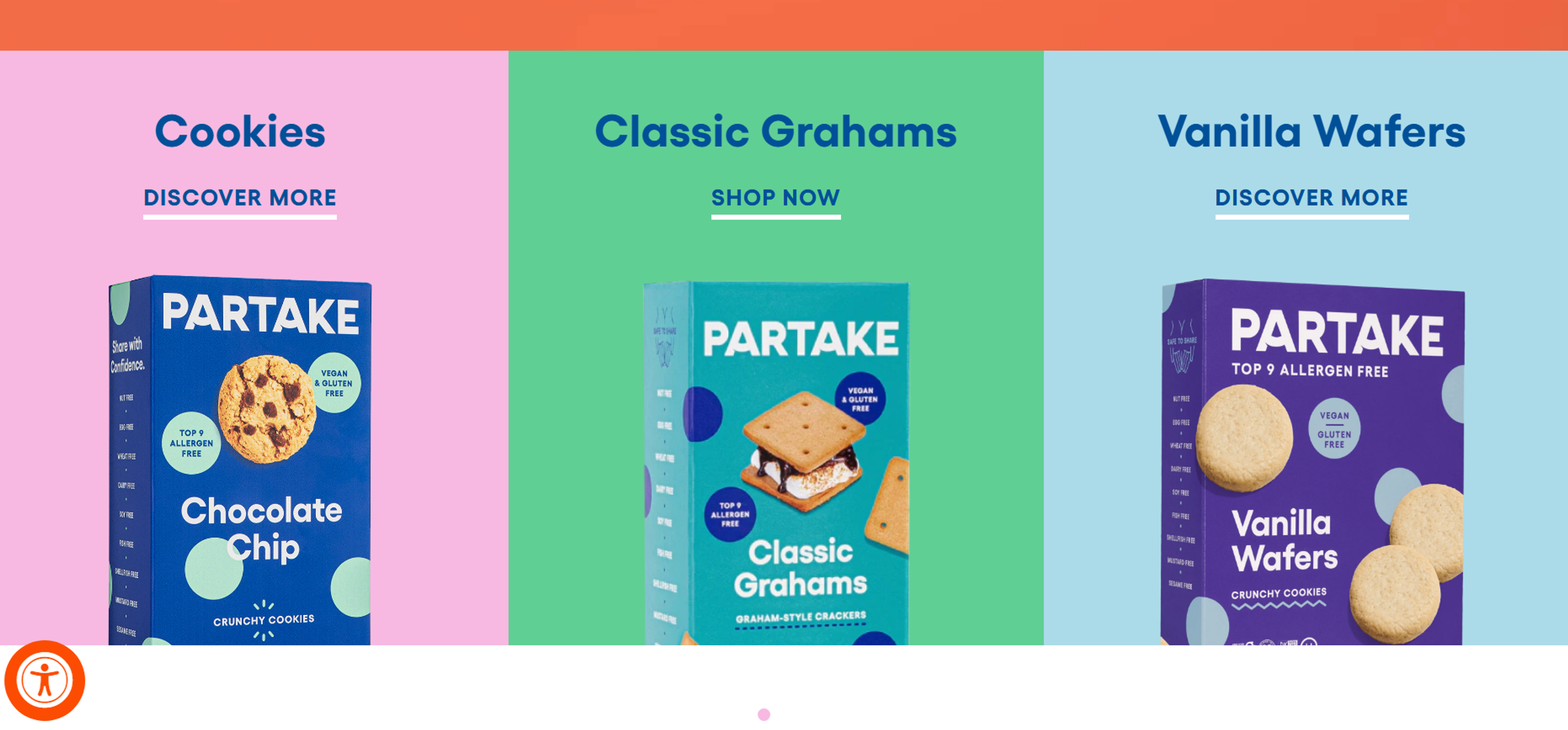 Partake Foods website
