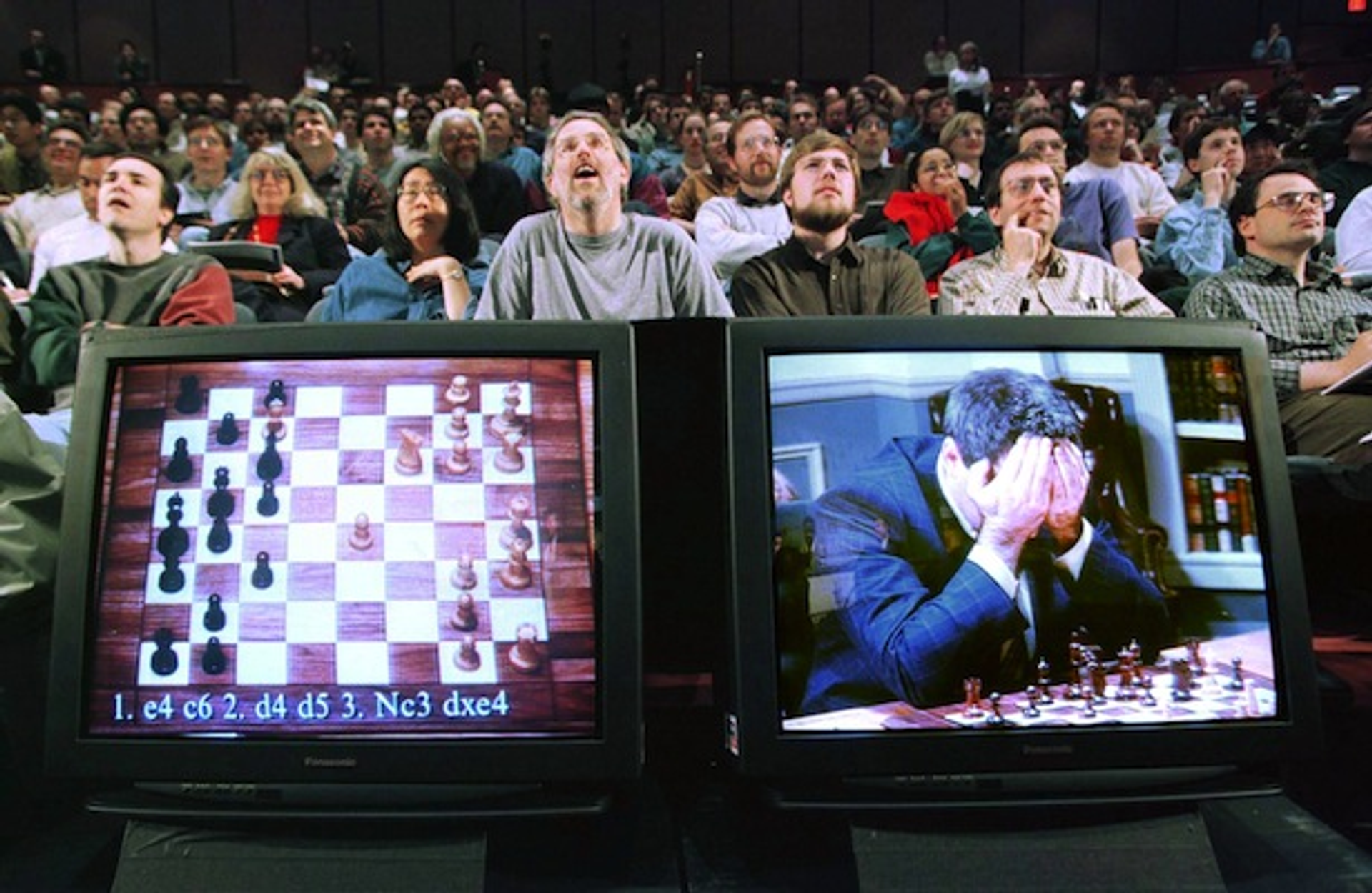 IBM’s Deep Blue computer beat world chess champion Garry Kasparov