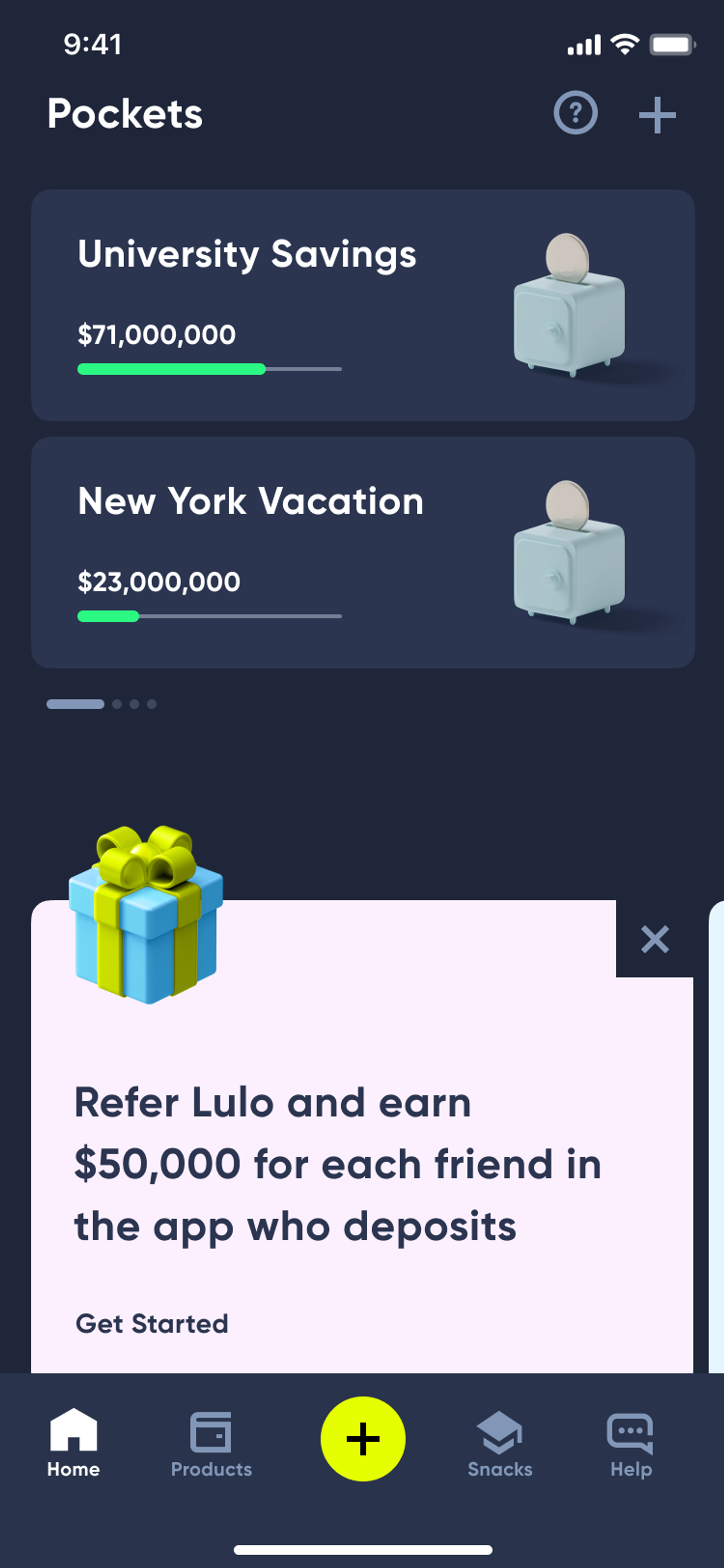 Lulo Bank Pockets Page by Clay