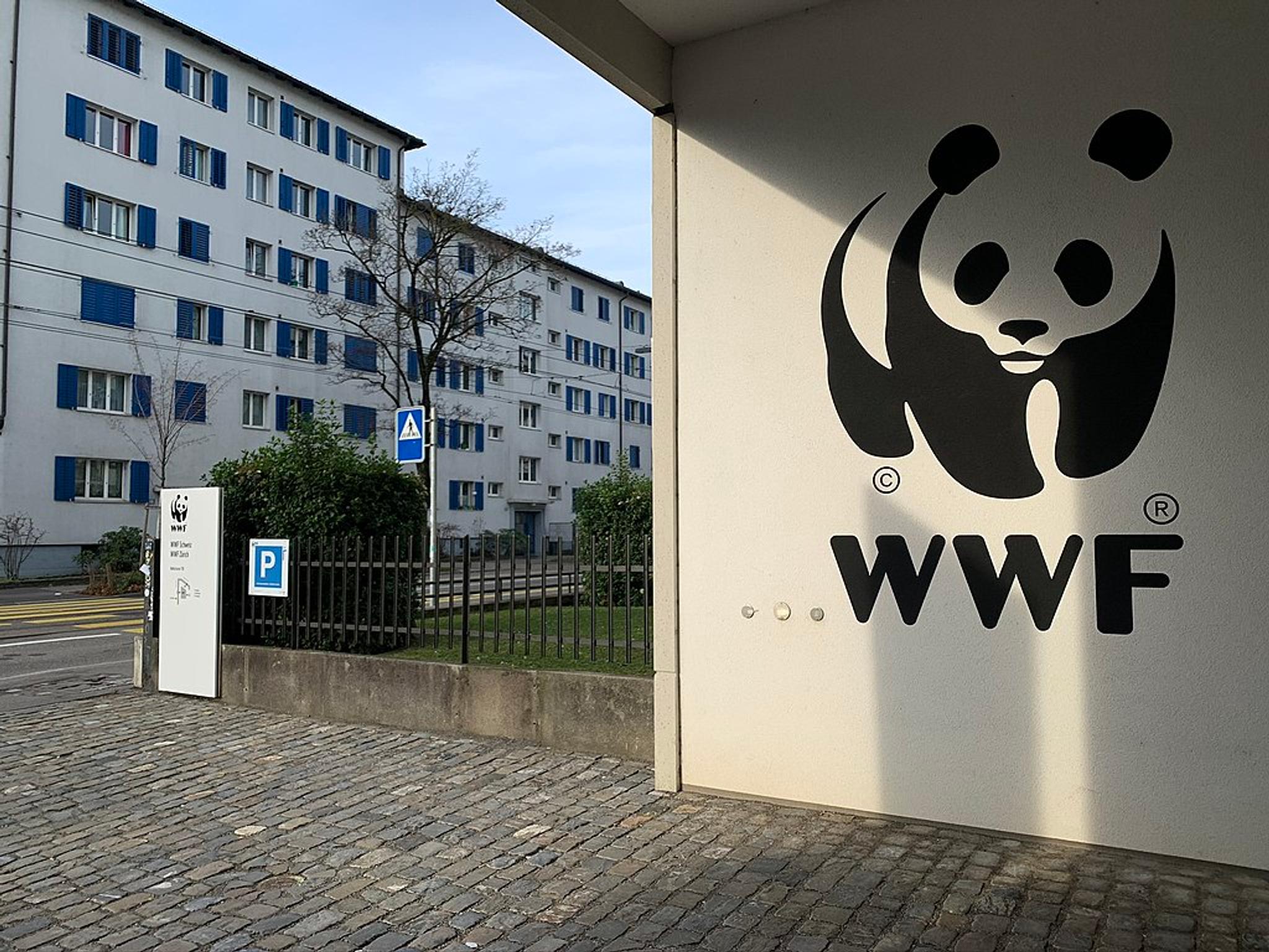 illustration of the gestalt principle of closure - WWF panda logo