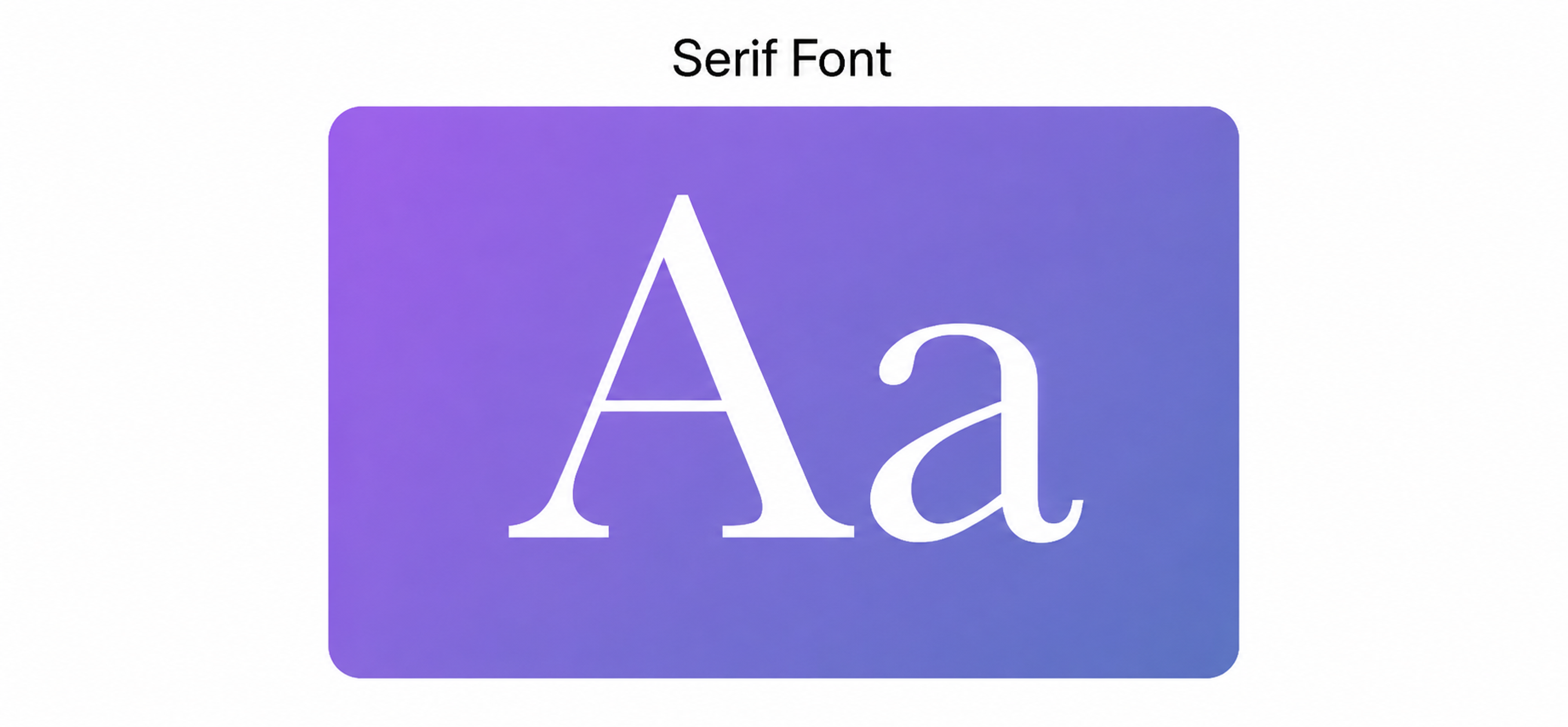 Serif Font Example in Baskerville