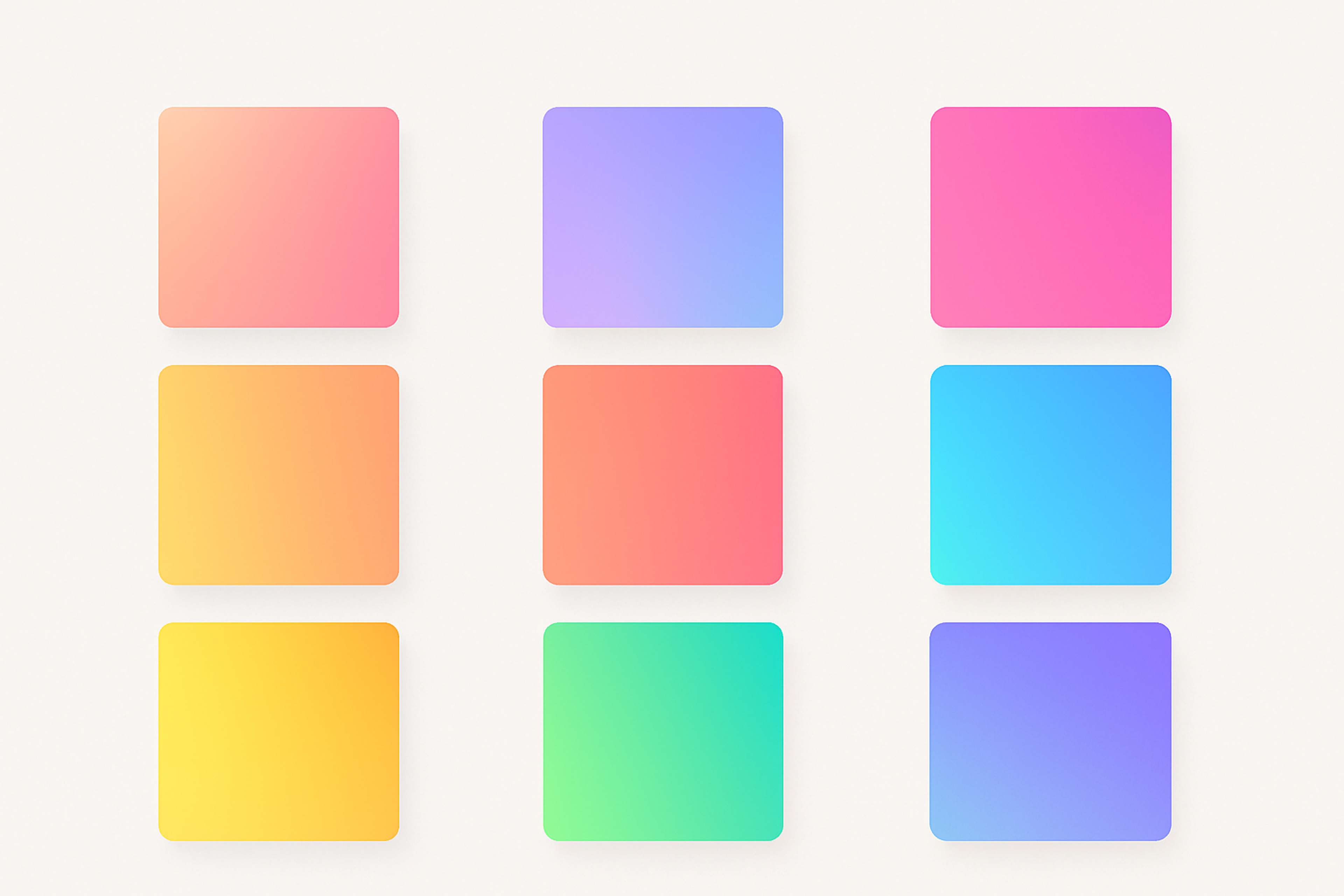 Trendy Gradients in Web Design