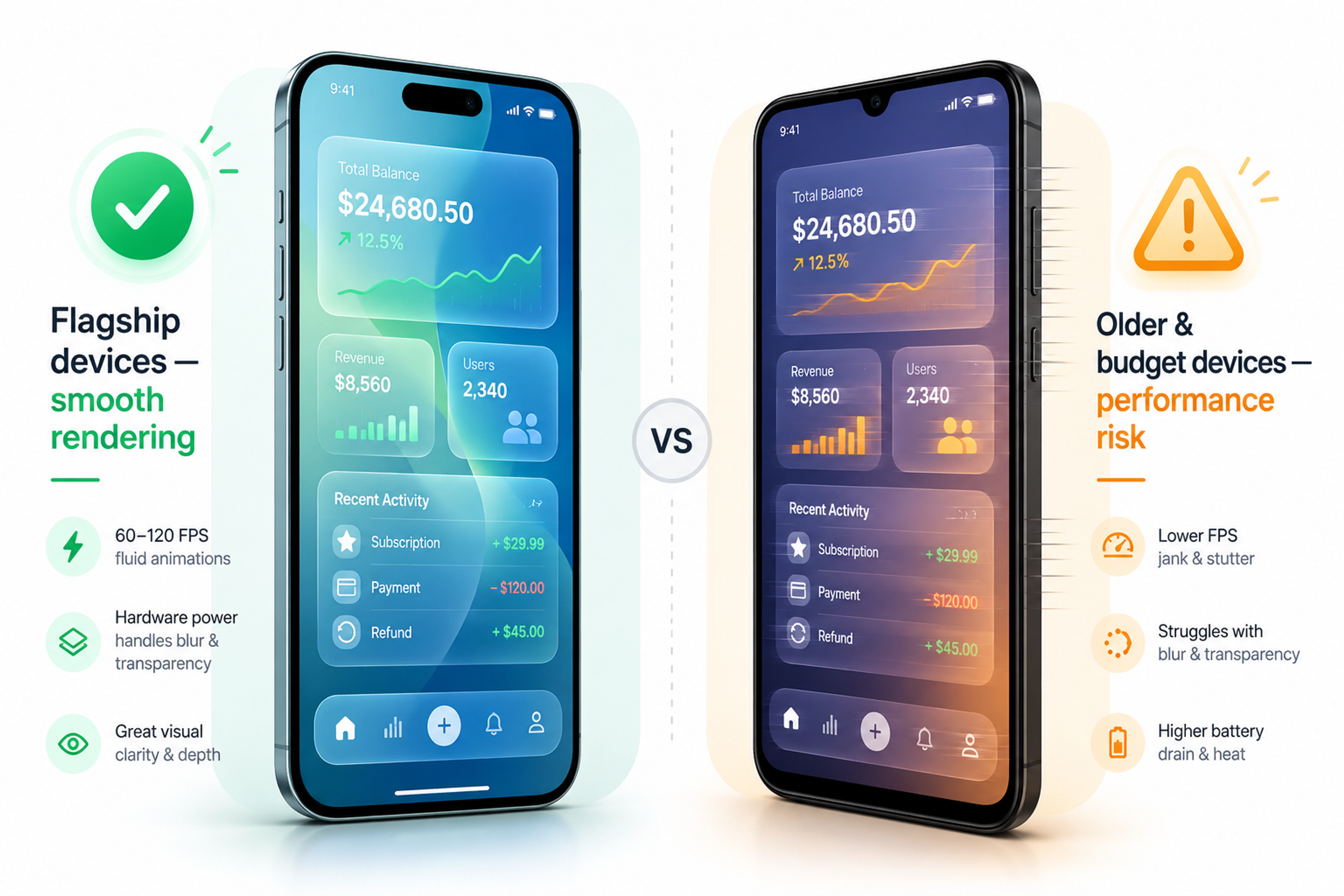 Glassmorphism Potential Risks