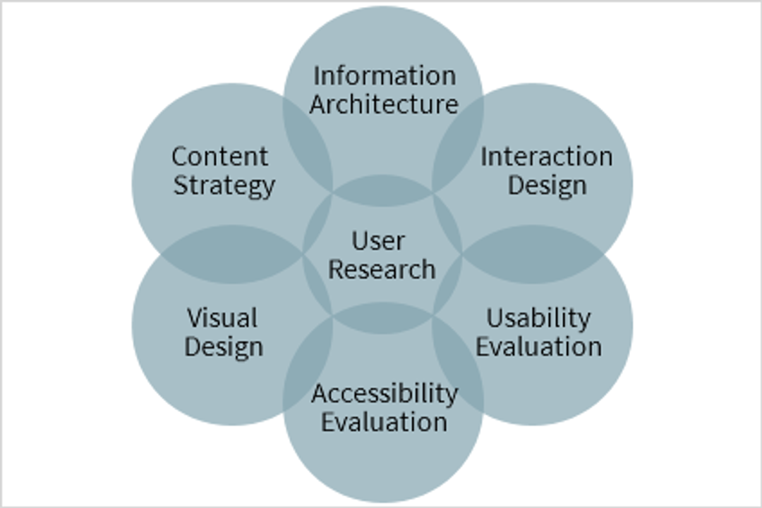 Typical UX disciplines