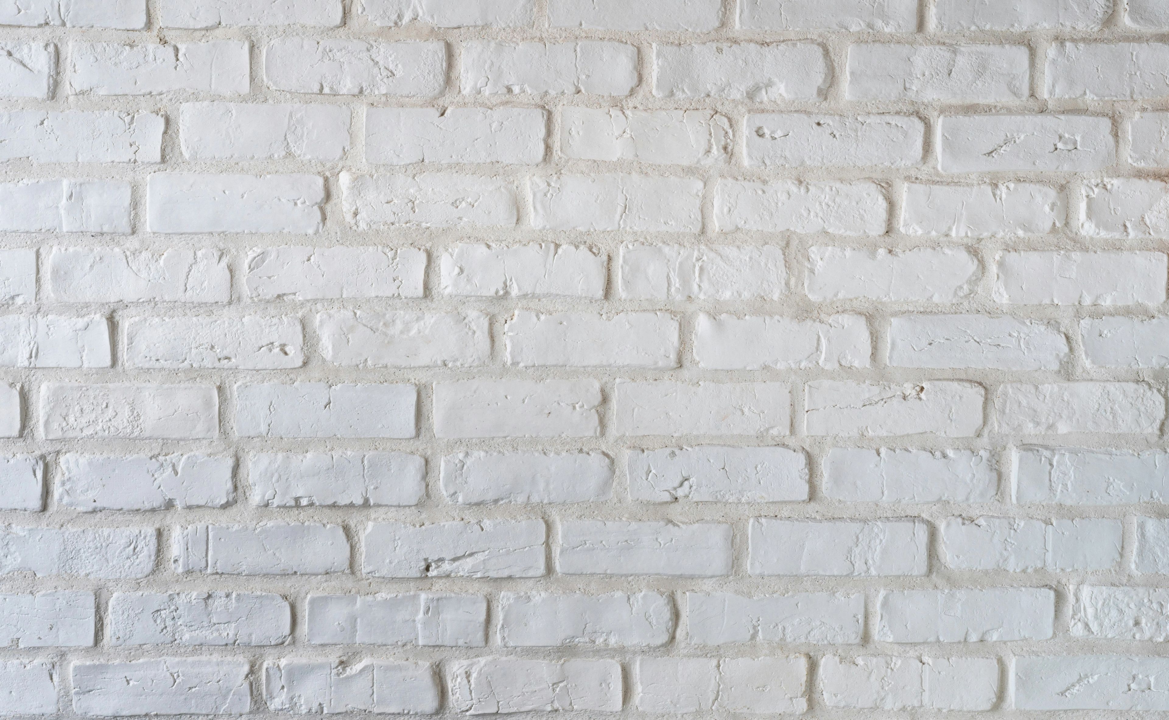 white brick wall