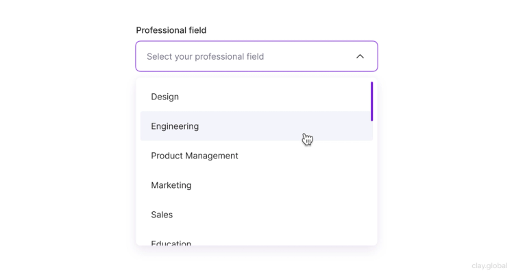 Every UI Element You Need to Know (with Examples) | Clay