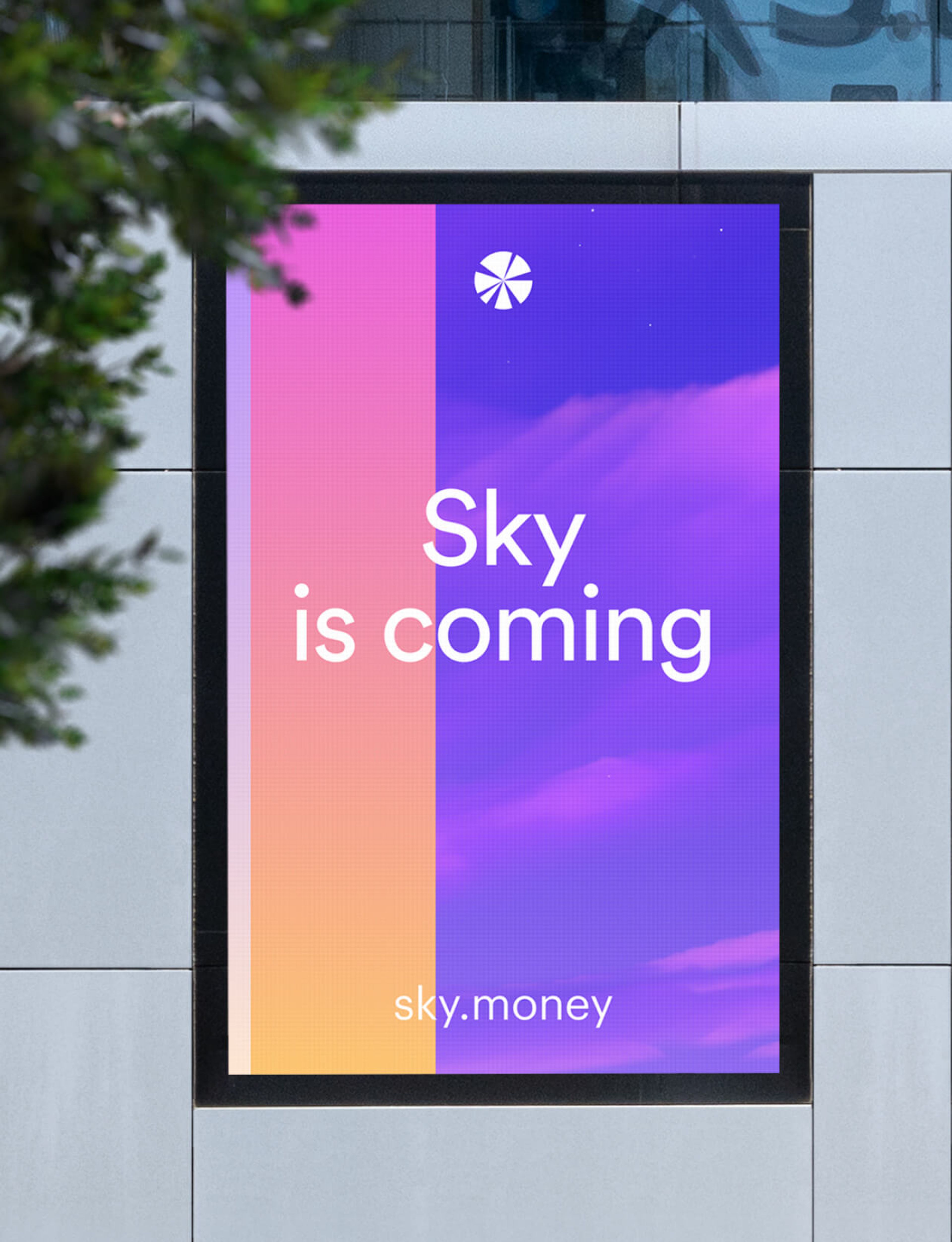 Sky outdoor advertisement