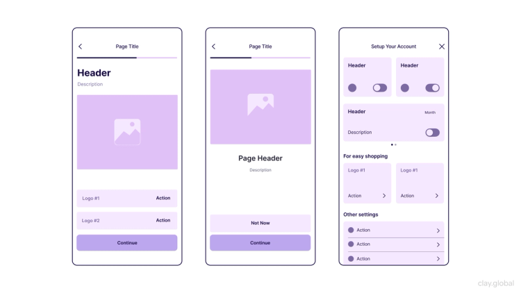 Personalization Wireframe Wireframing: The Essential Guide for UI/UX Designers | Clay