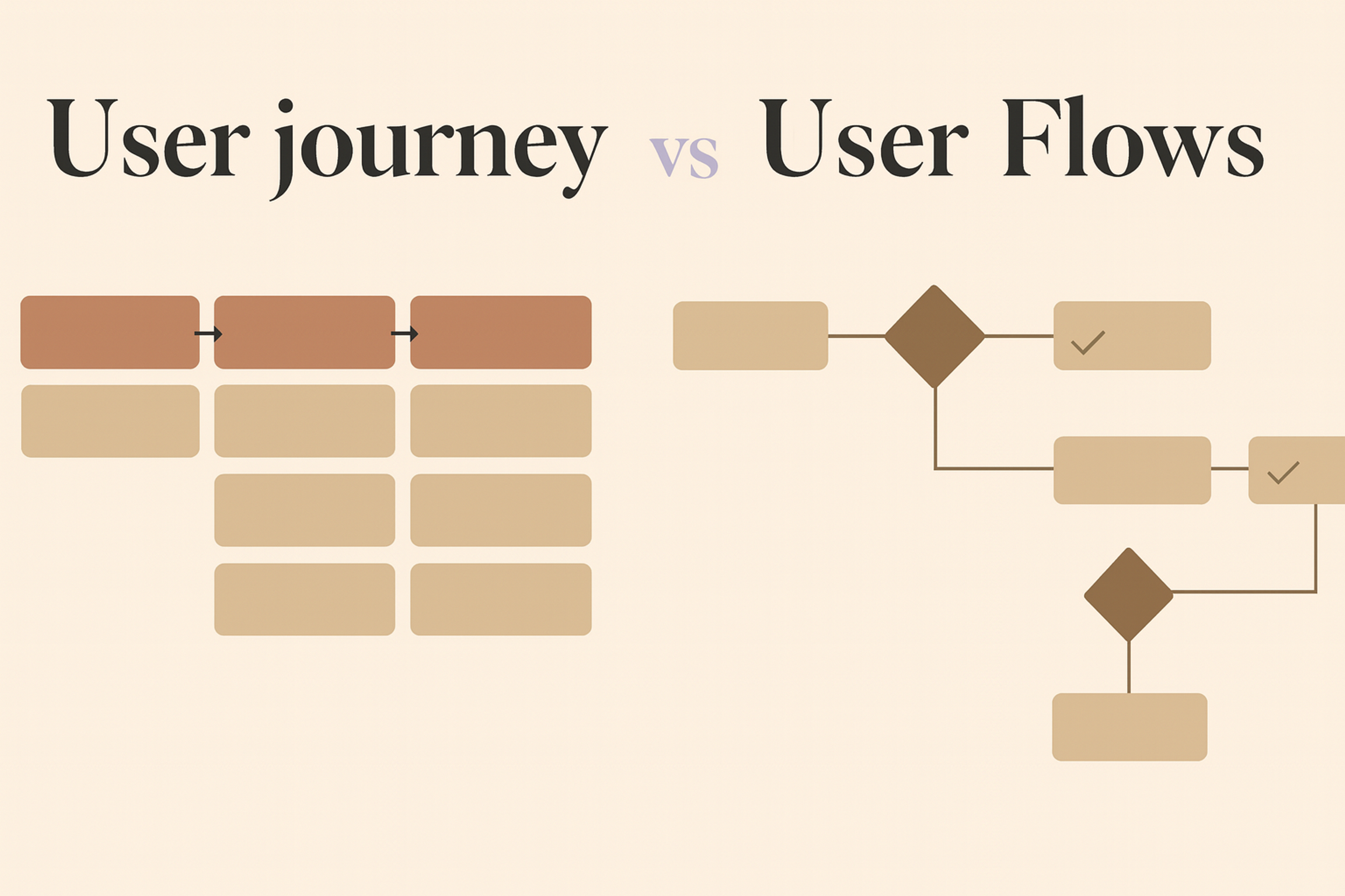 User Journey vs User Flows