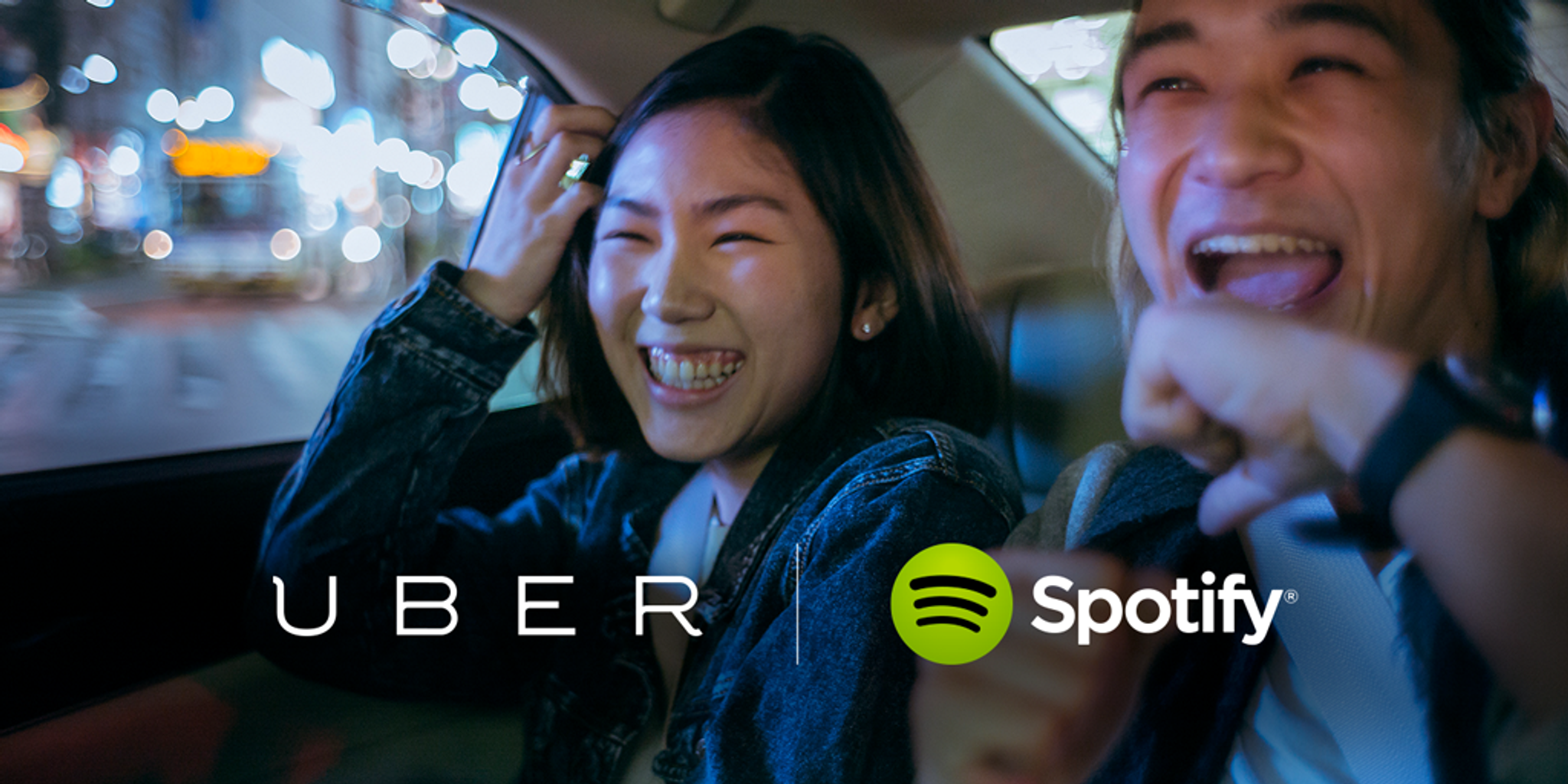 Uber and Spotify banner