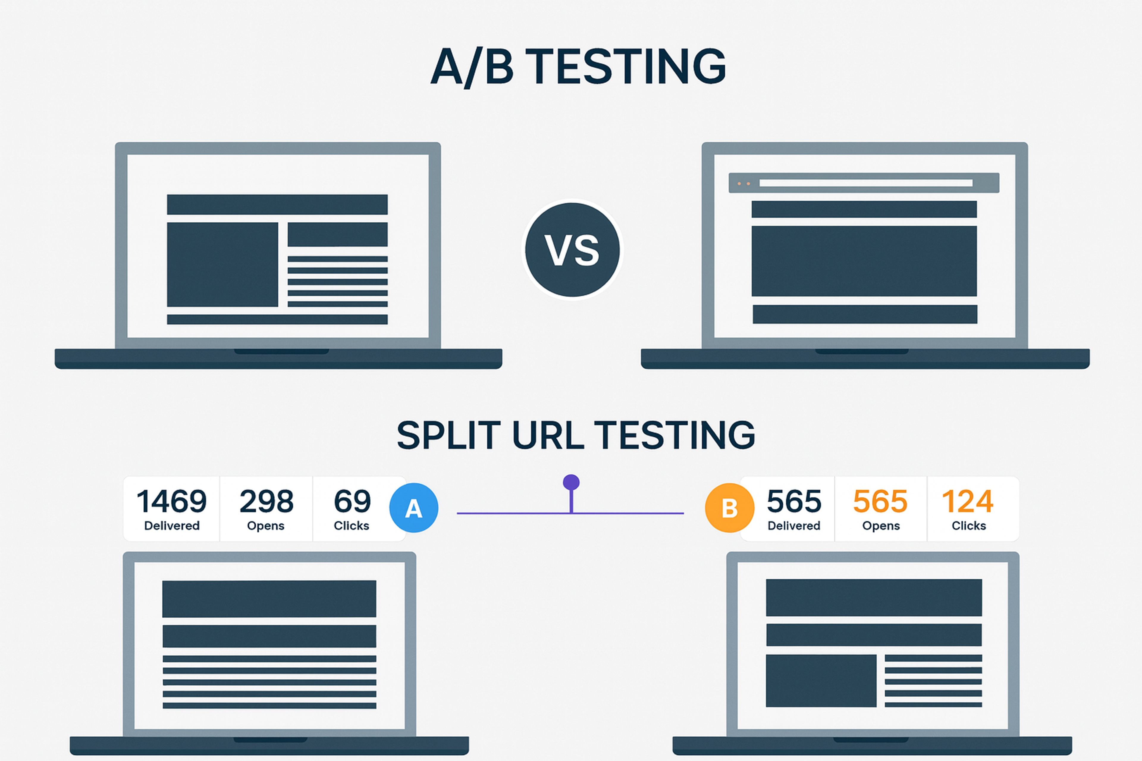 Split Test vs A/B Test