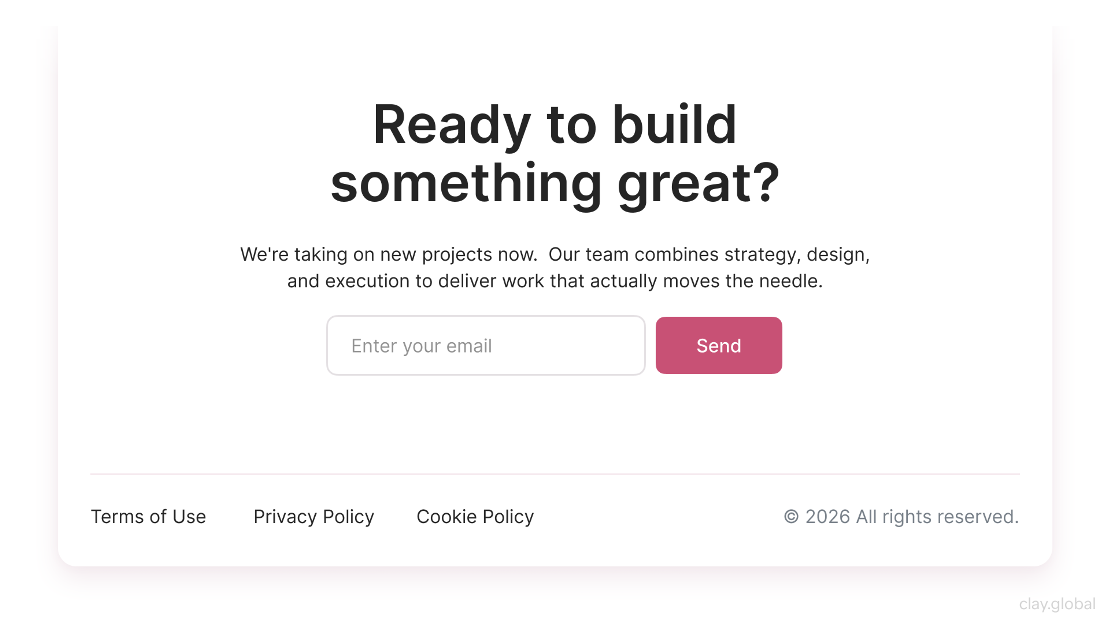 CTA Footer Example