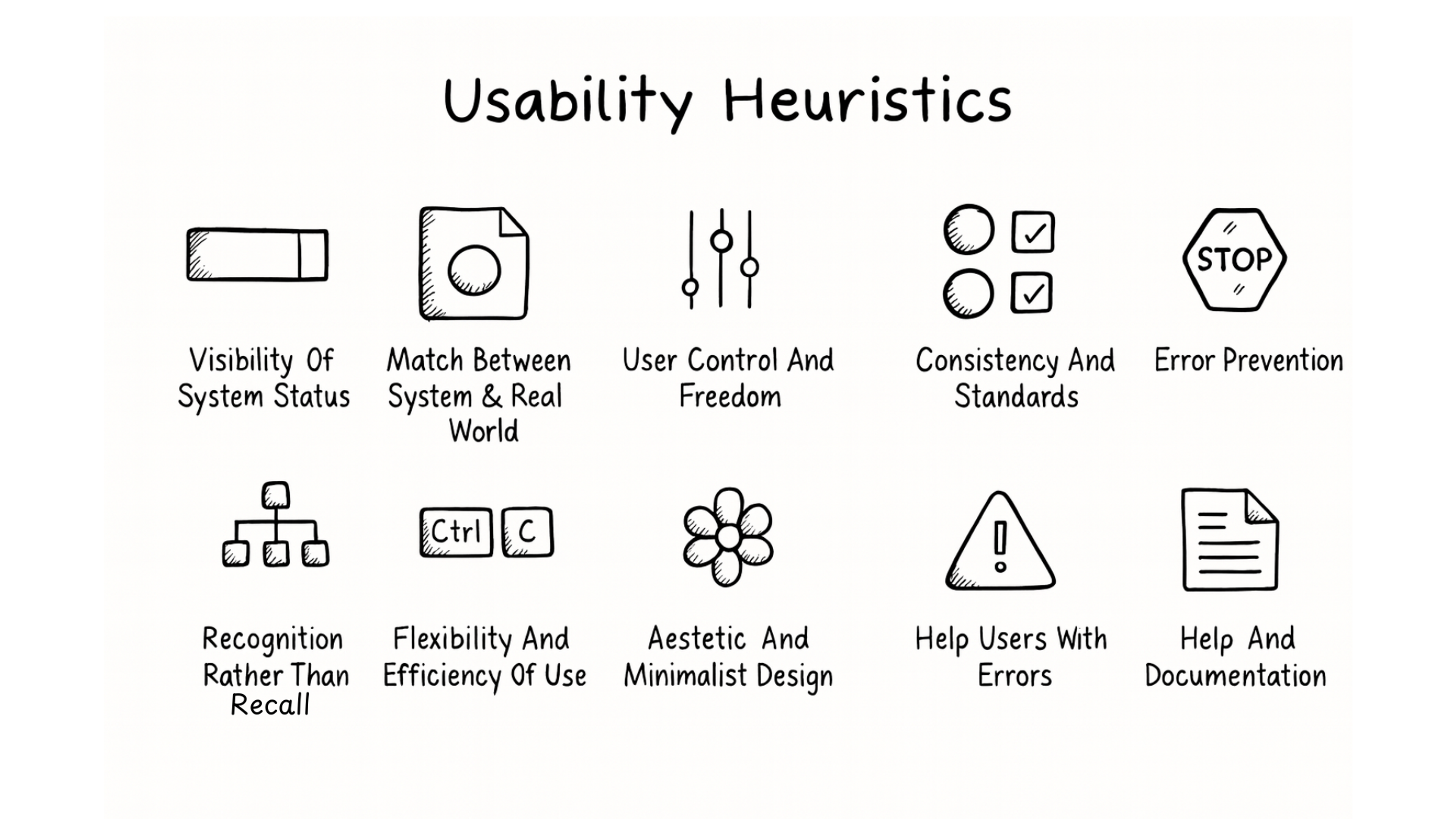 Usability heuristics principles overview