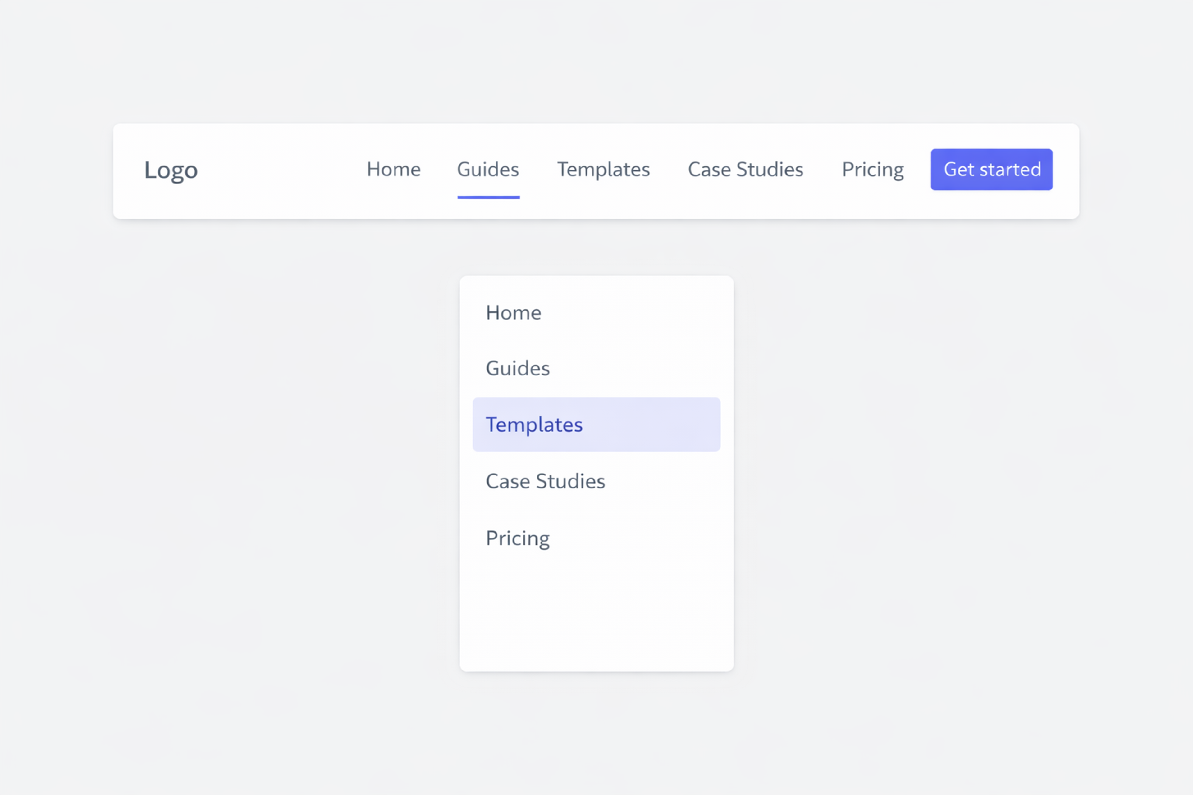 Primary Navigation in UI
