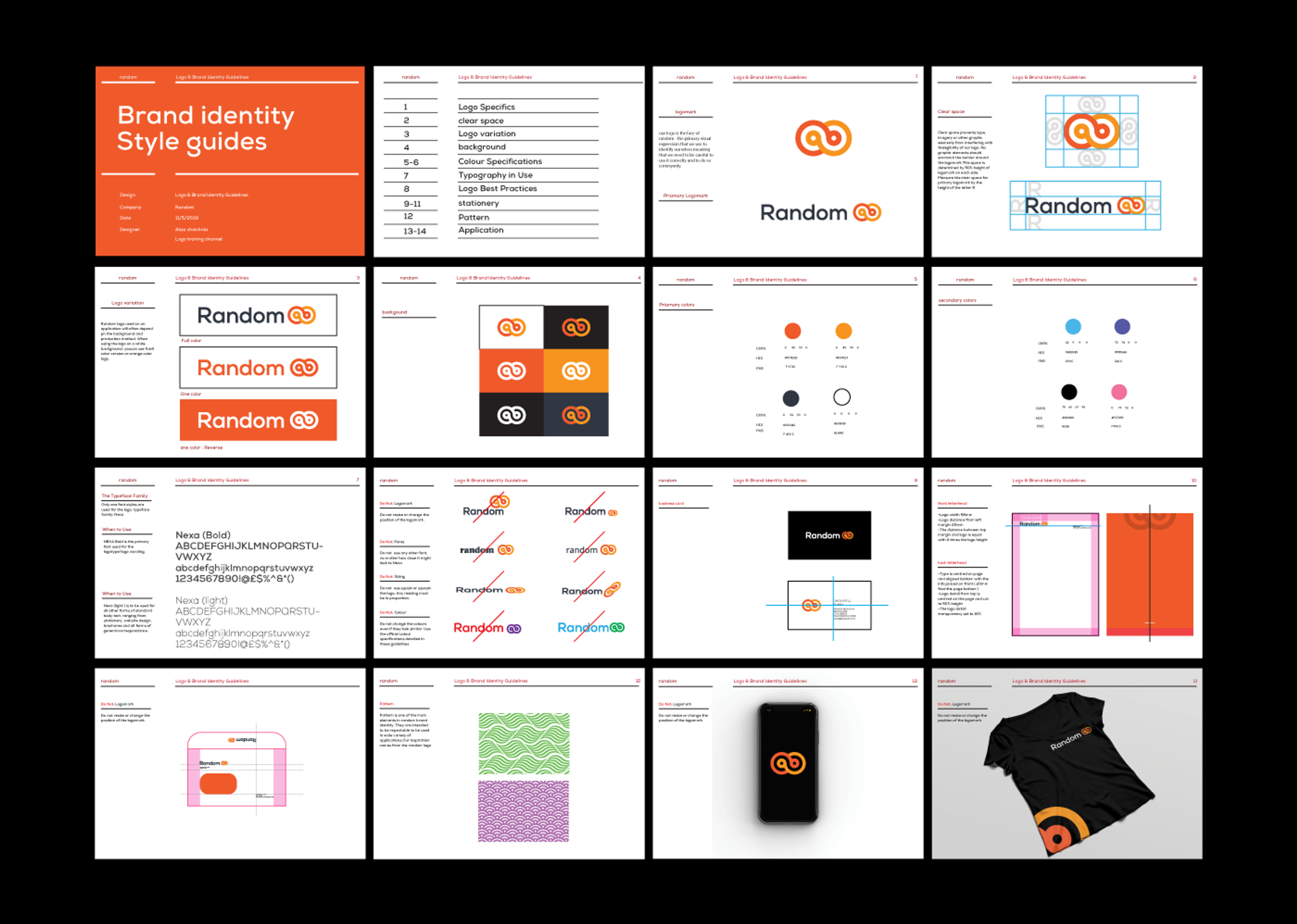 Brand identity style guide example