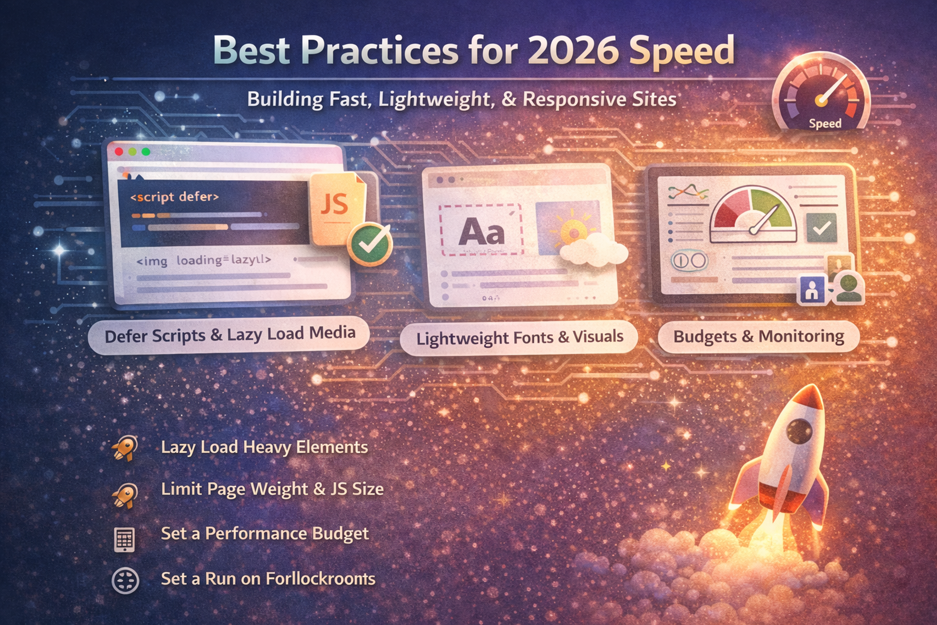 Best Practices for 2026 Speed