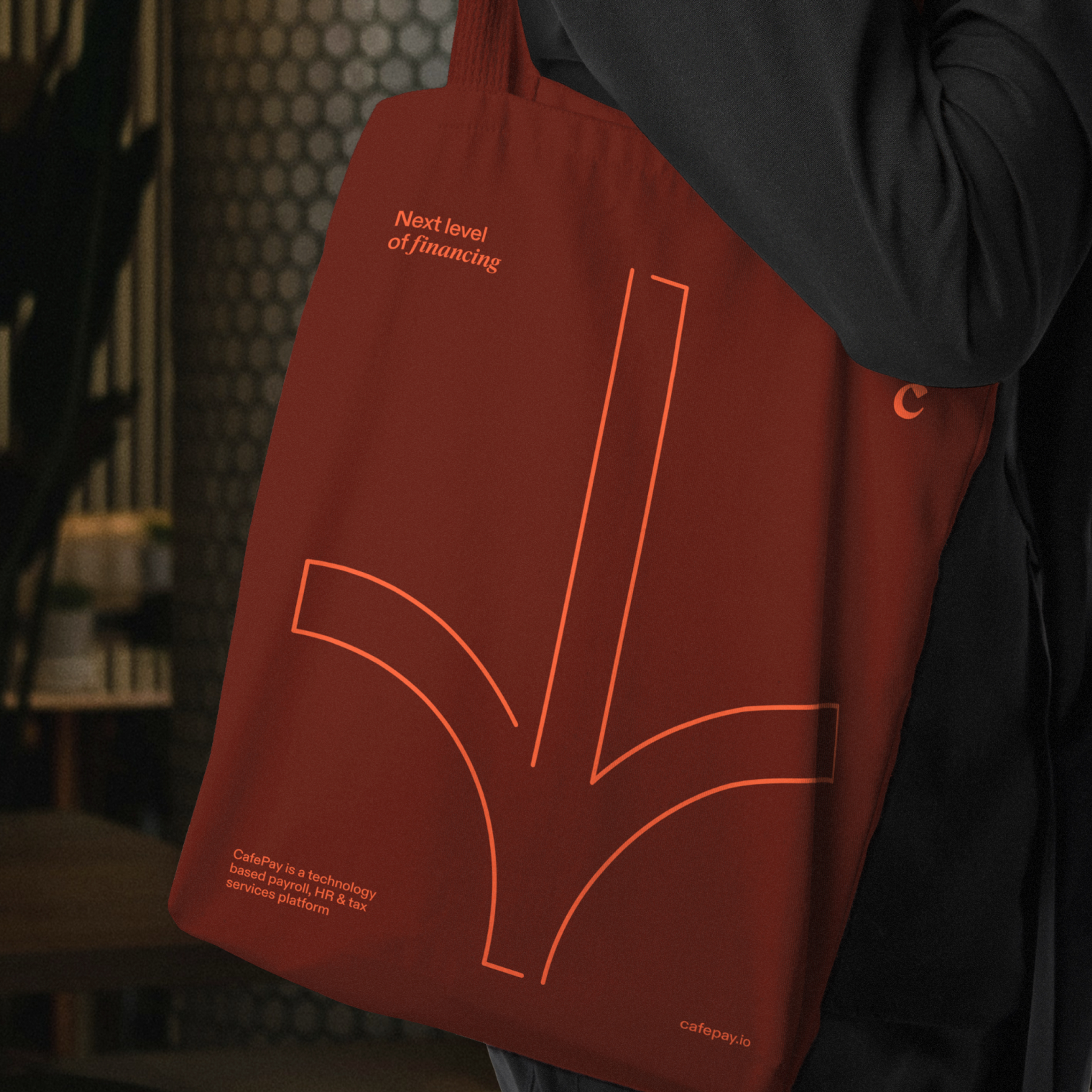 CafePay shopper bag merch