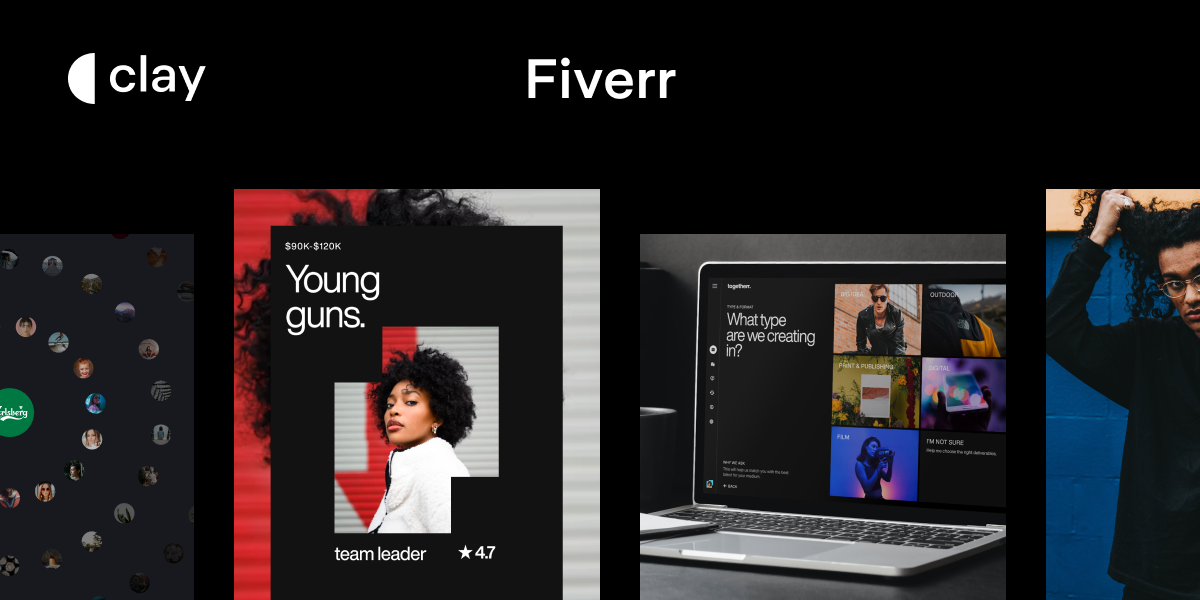 Fiverr web app design | Clay