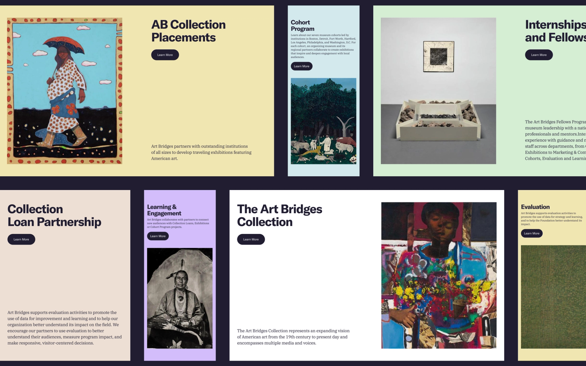 Art Bridges Foundation Website Redesign | Clay