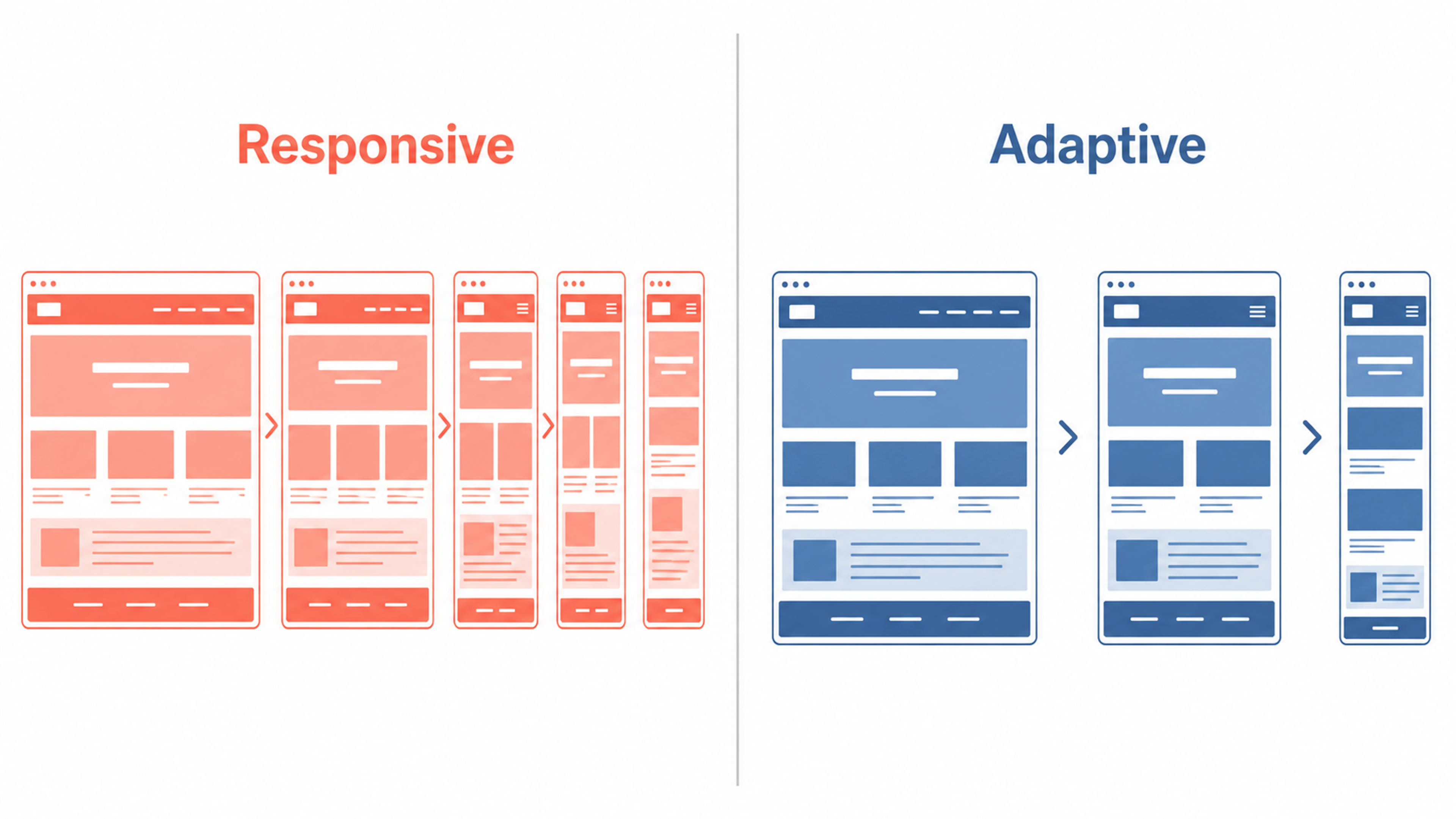 Responsive vs Adaptive Design