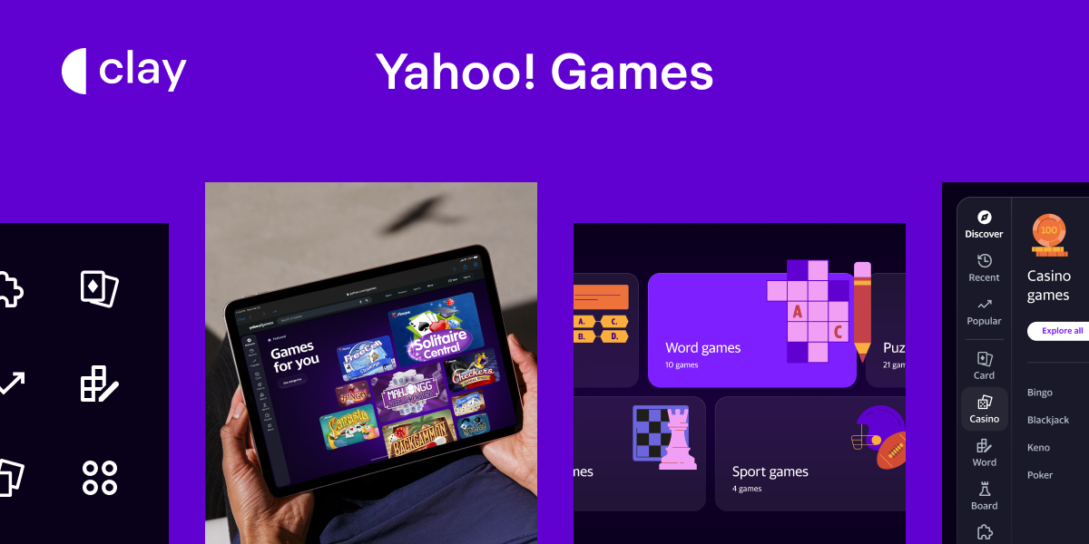 Yahoo! Games Web Design & Development | Clay
