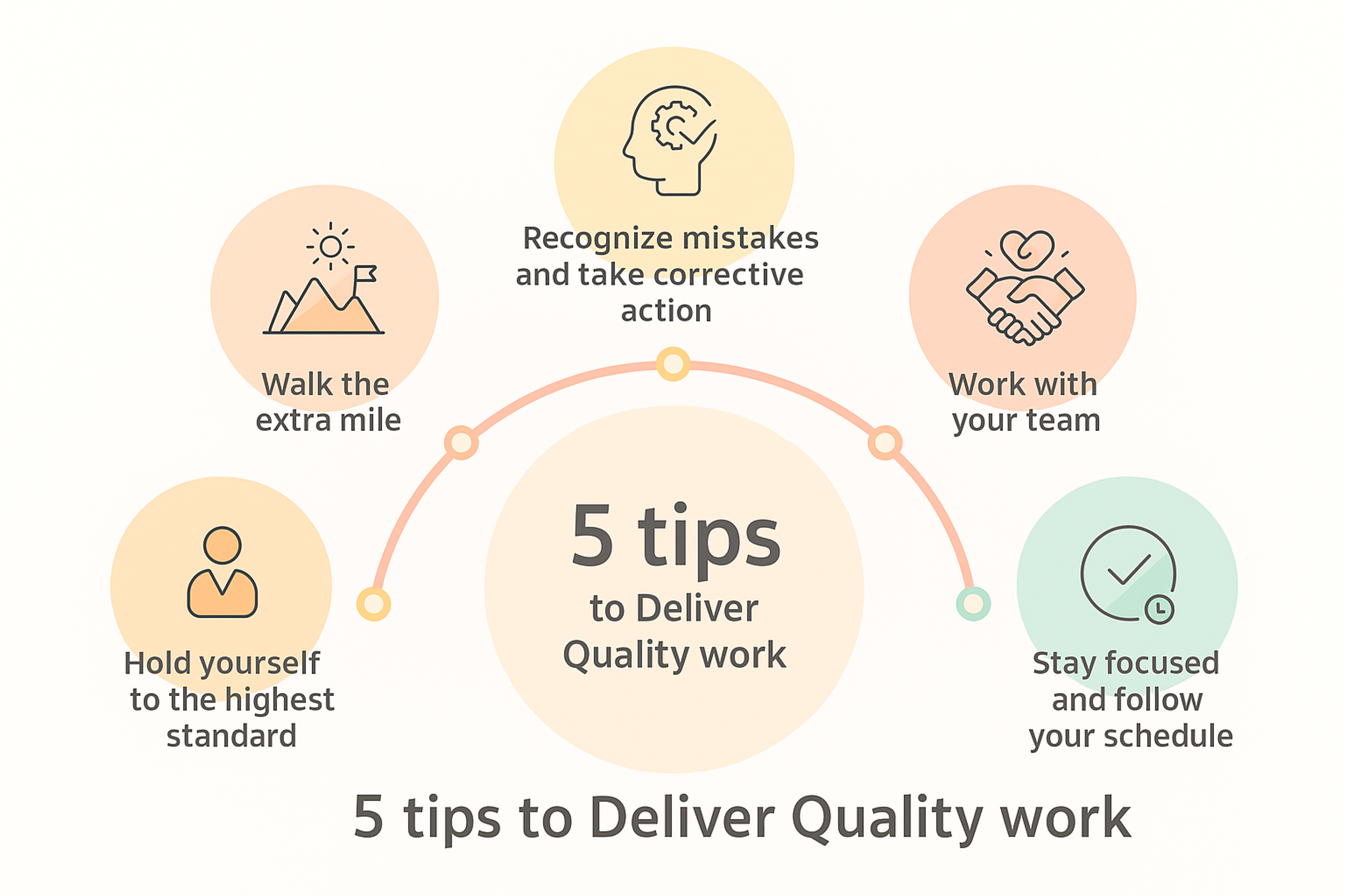 5 tips to deliver quality work 