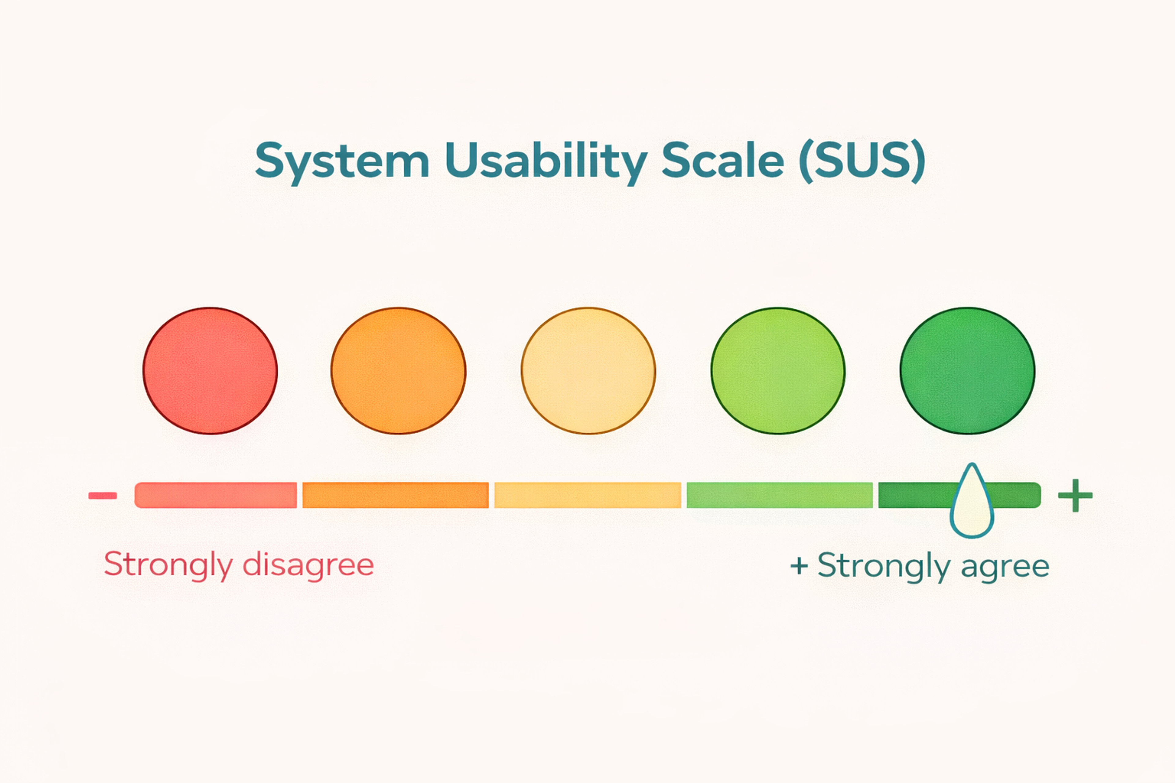System Usability Scale (SUS) rating spectrum