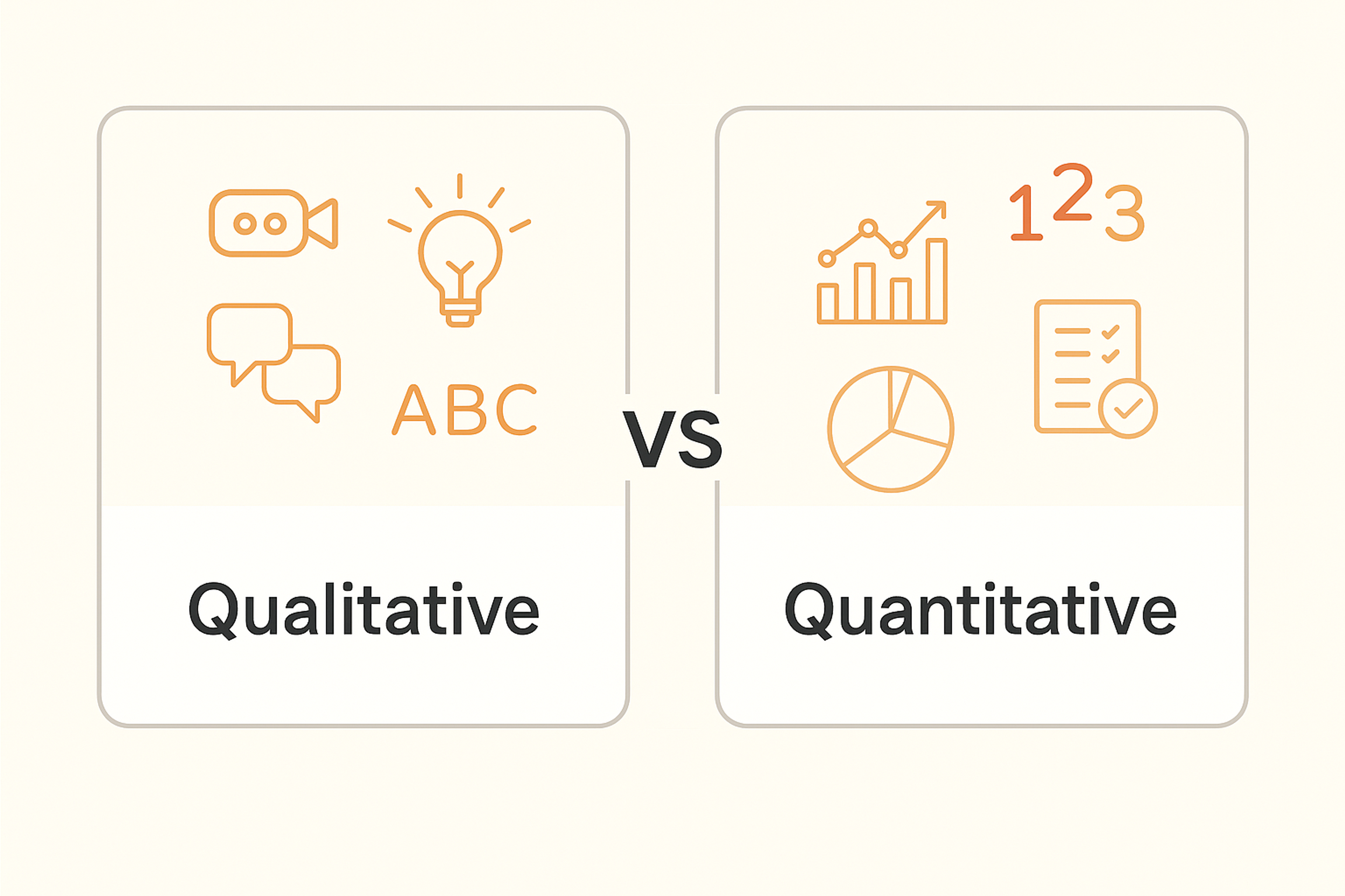 Quantitative and Qualitative UX Research Methods