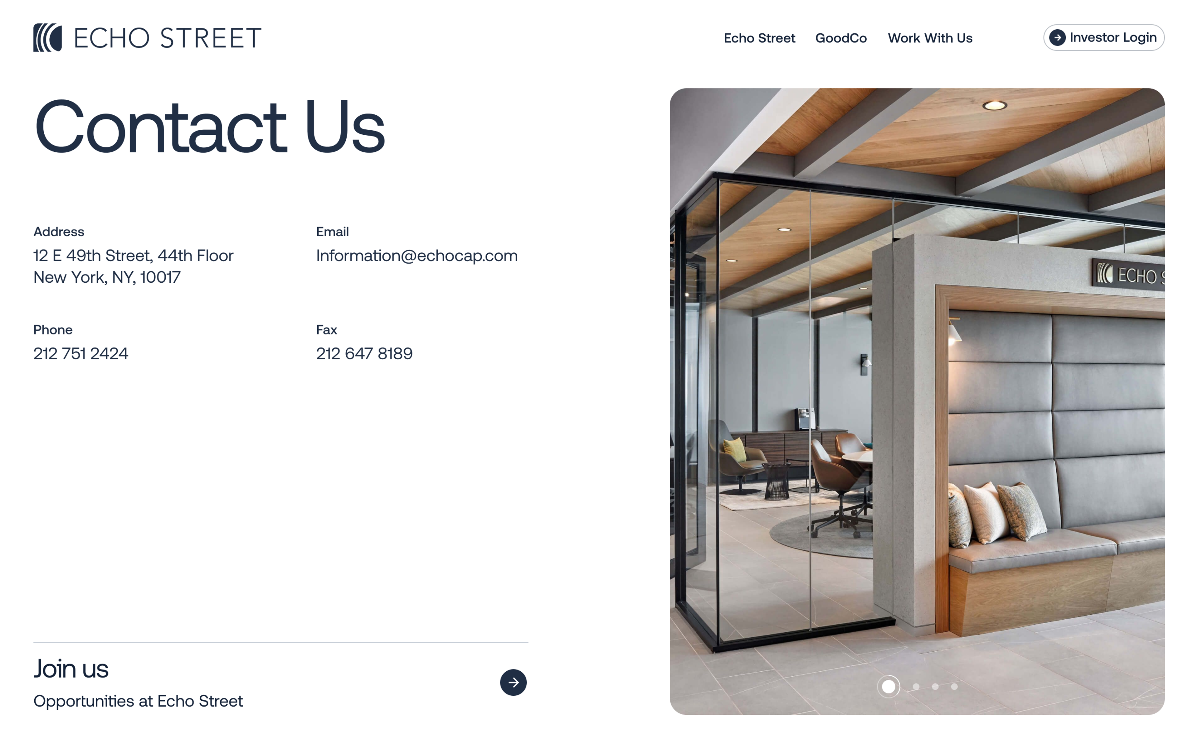 Screen from Echo Street