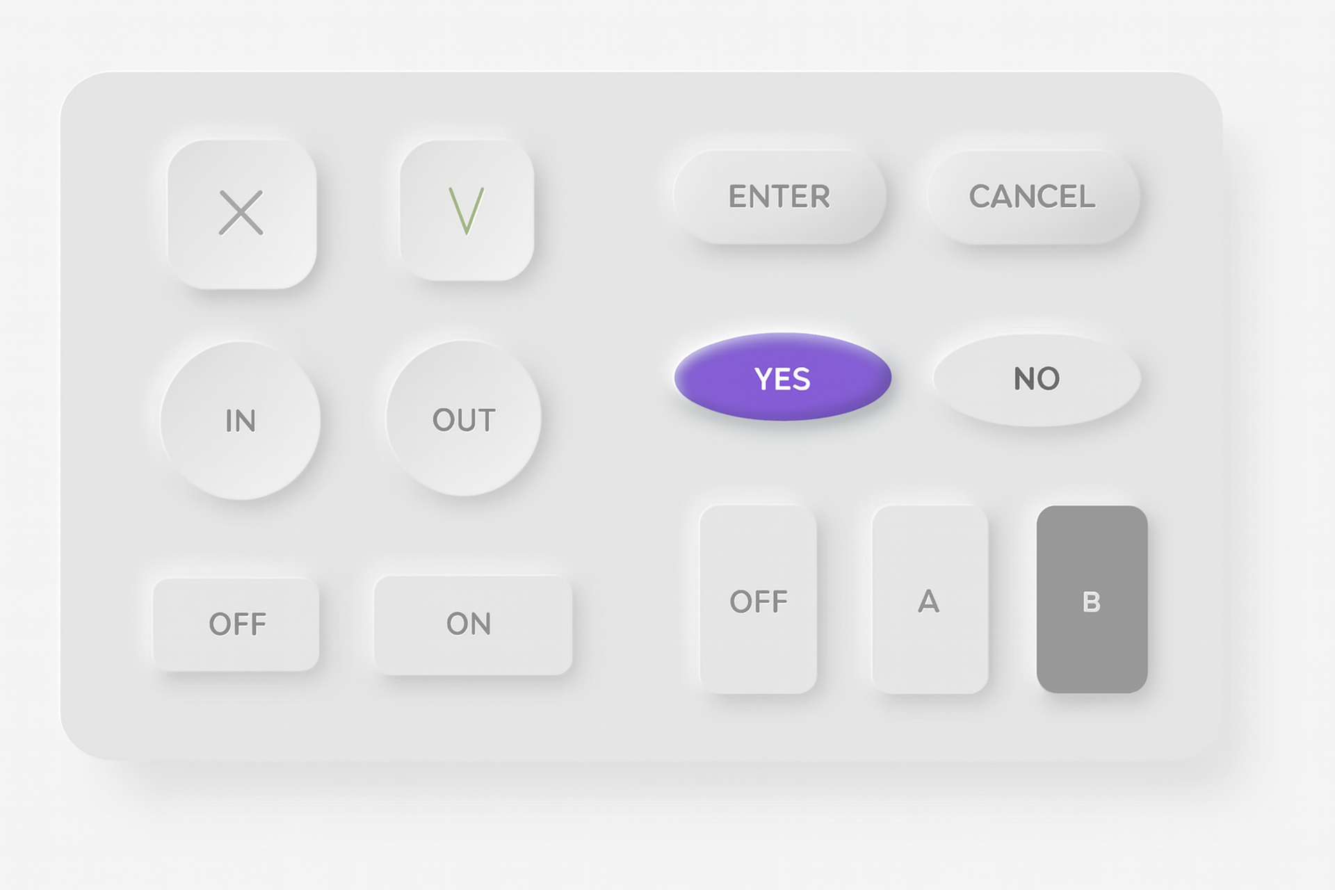 neumorphism typing keyboard using html css and... How to Master Neumorphism in UI Design (With Examples) | Clay