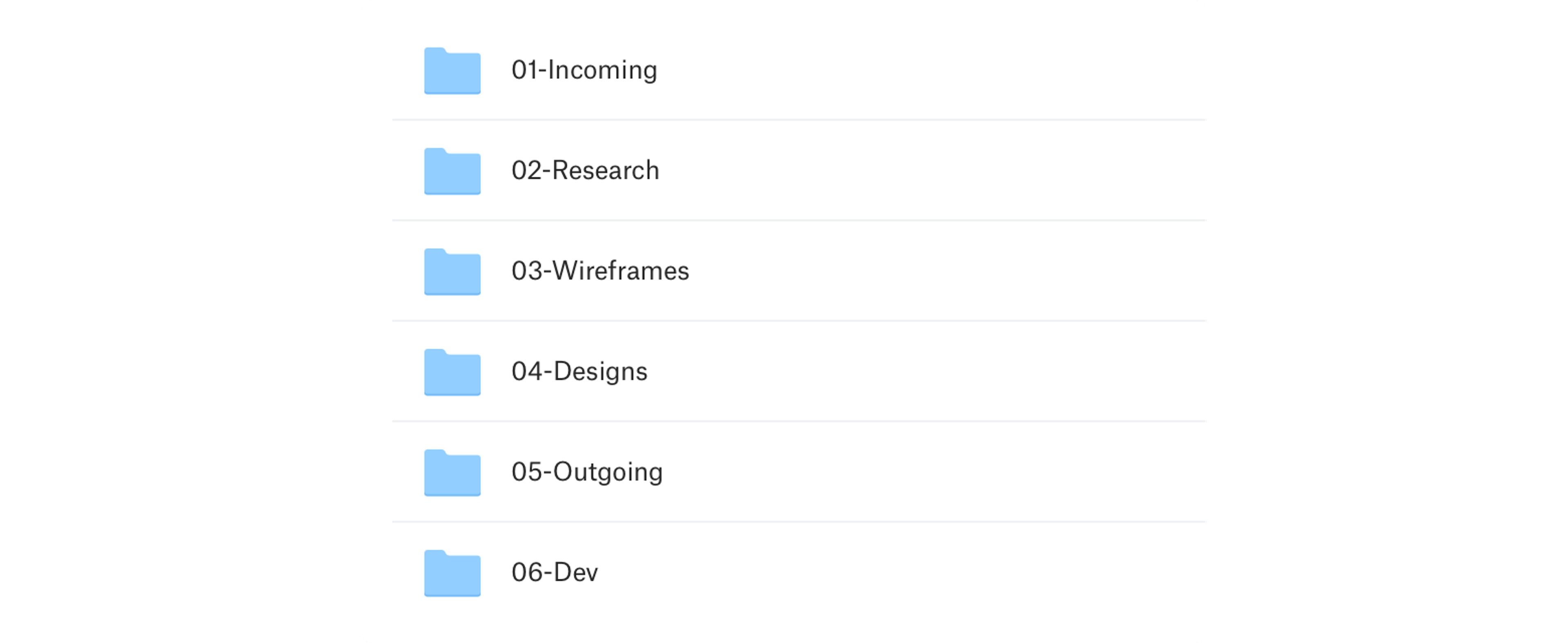 Clay’s folder structure for any project