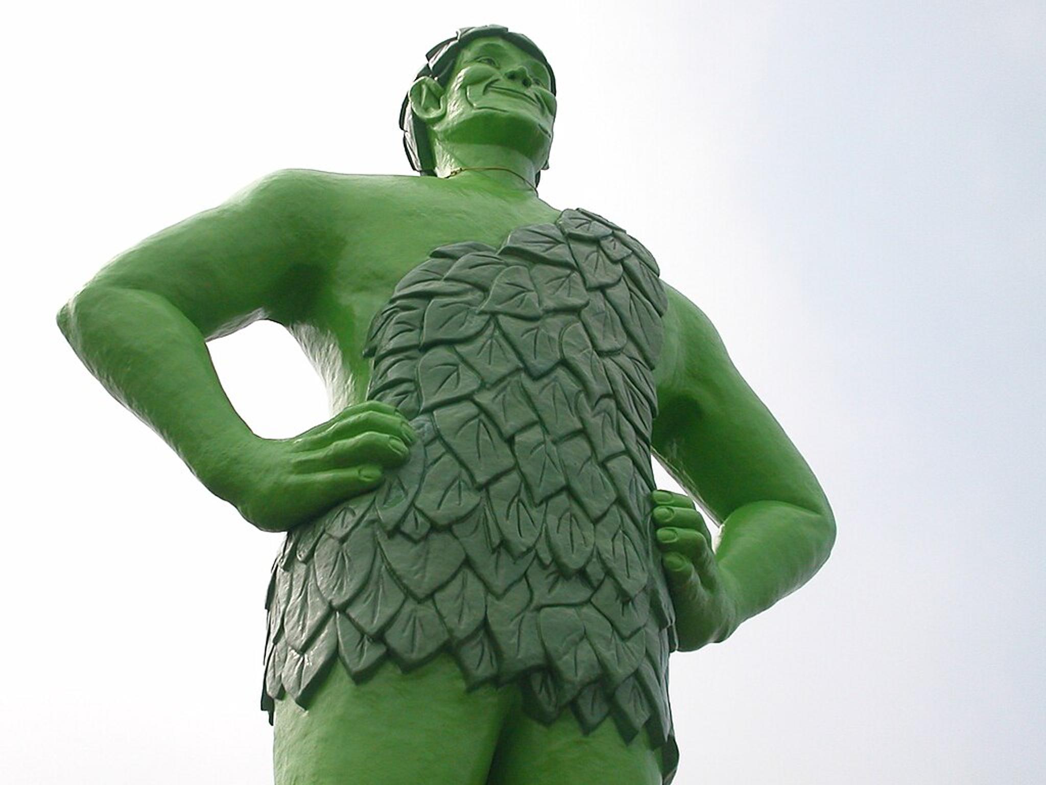 The green giant mascot